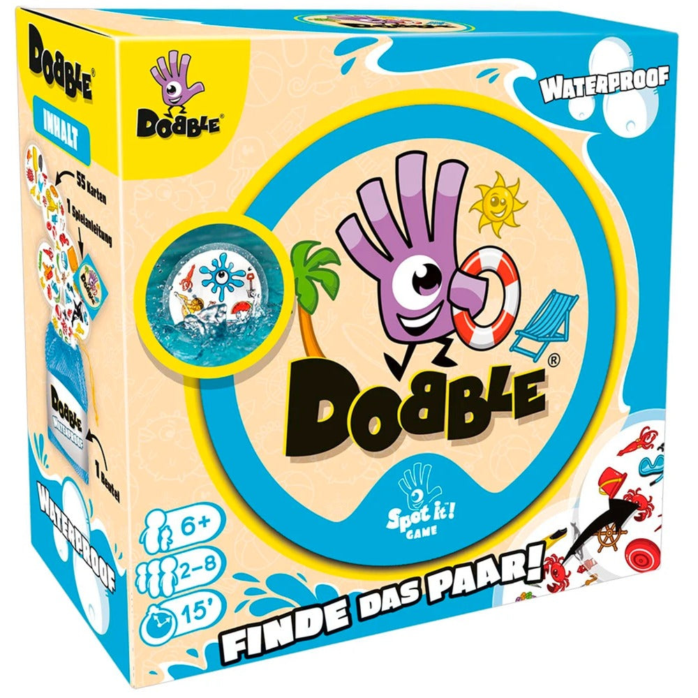 Asmodee Dobble Waterproof, Kartenspiel