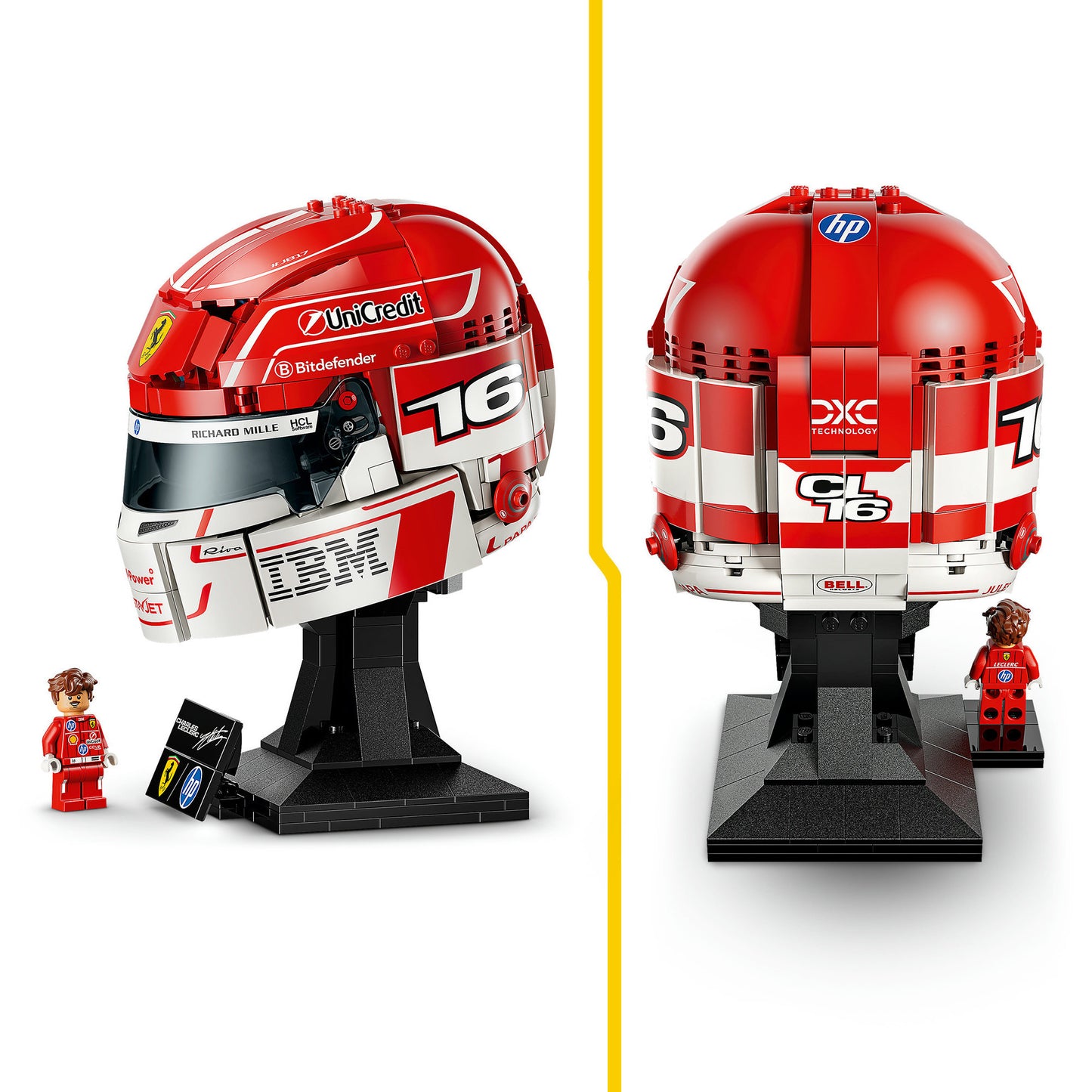 43014 Editions Scuderia Ferrari HP Charles Leclerc Helm, Konstruktionsspielzeug