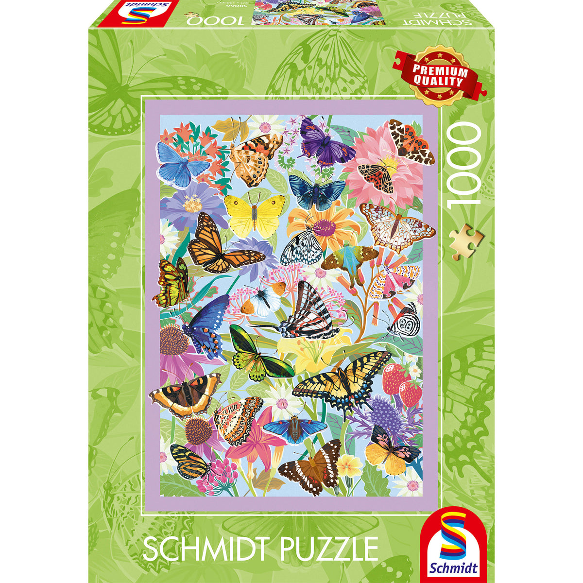 Schmetterlingstreiben, Puzzle