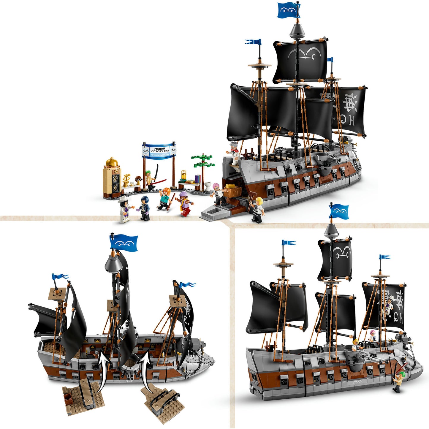 75646 One Piece Garps Marineschlachtschiff, Konstruktionsspielzeug
