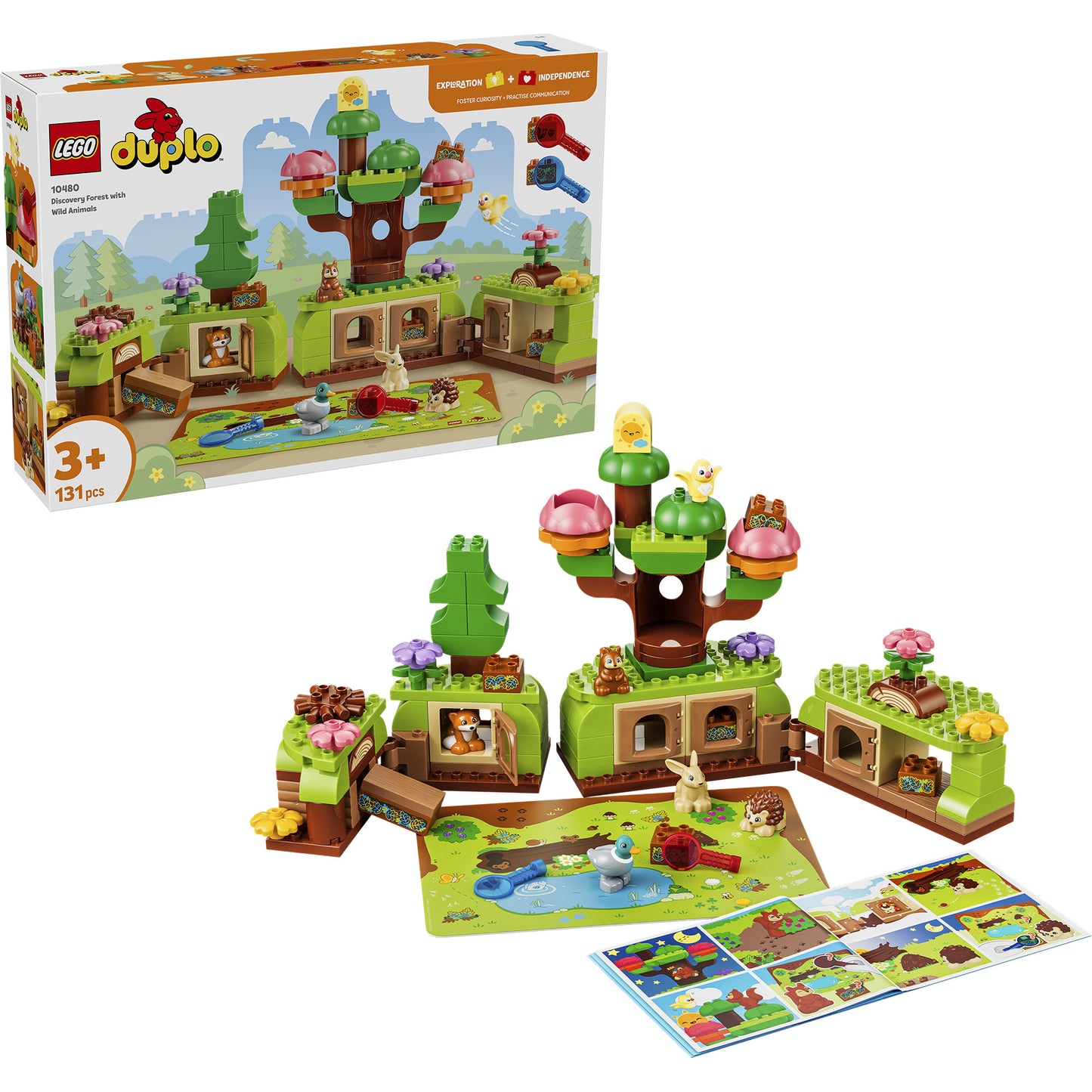 10480 DUPLO Town Wald mit wilden Tieren, Konstruktionsspielzeug