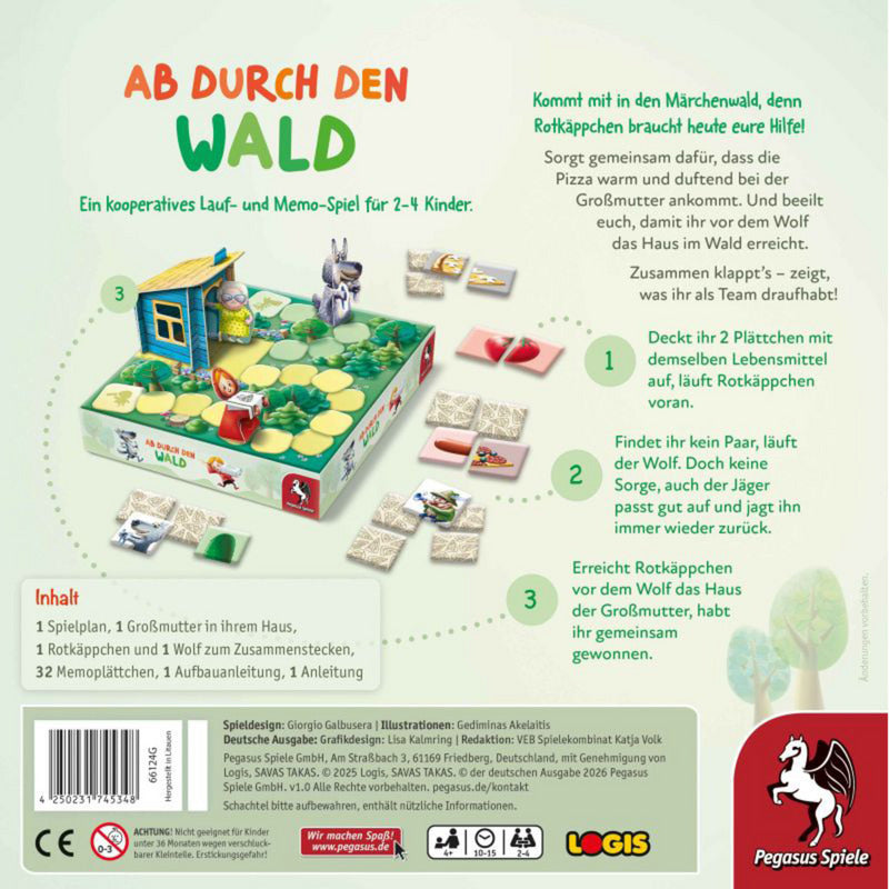 Ab durch den Wald, Brettspiel