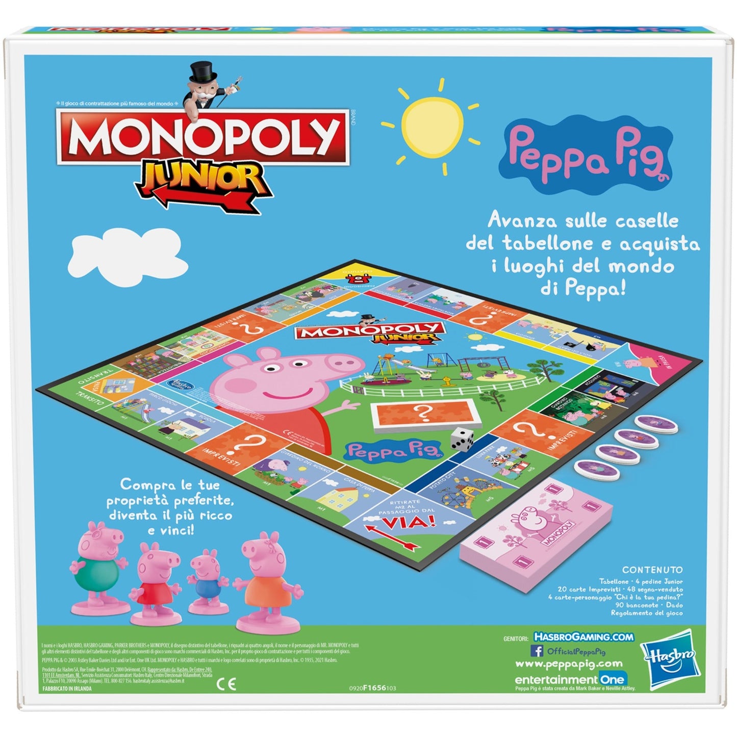 Hasbro Monopoly Junior: Peppa Wutz, Brettspiel