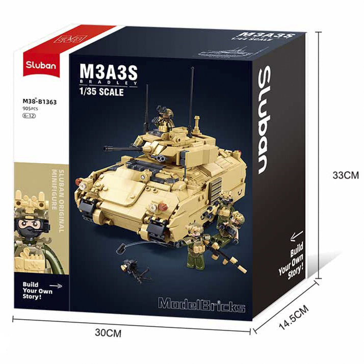 ModelBricks M3A3S Bradley, Konstruktionsspielzeug