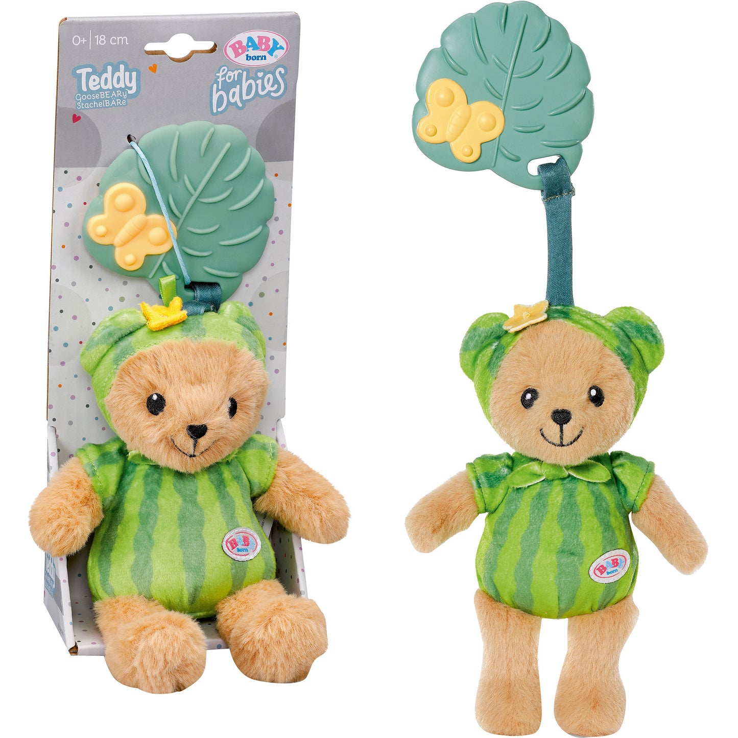 BABY born for babies TeddyStachelBÄRe 18cm, Kuscheltier