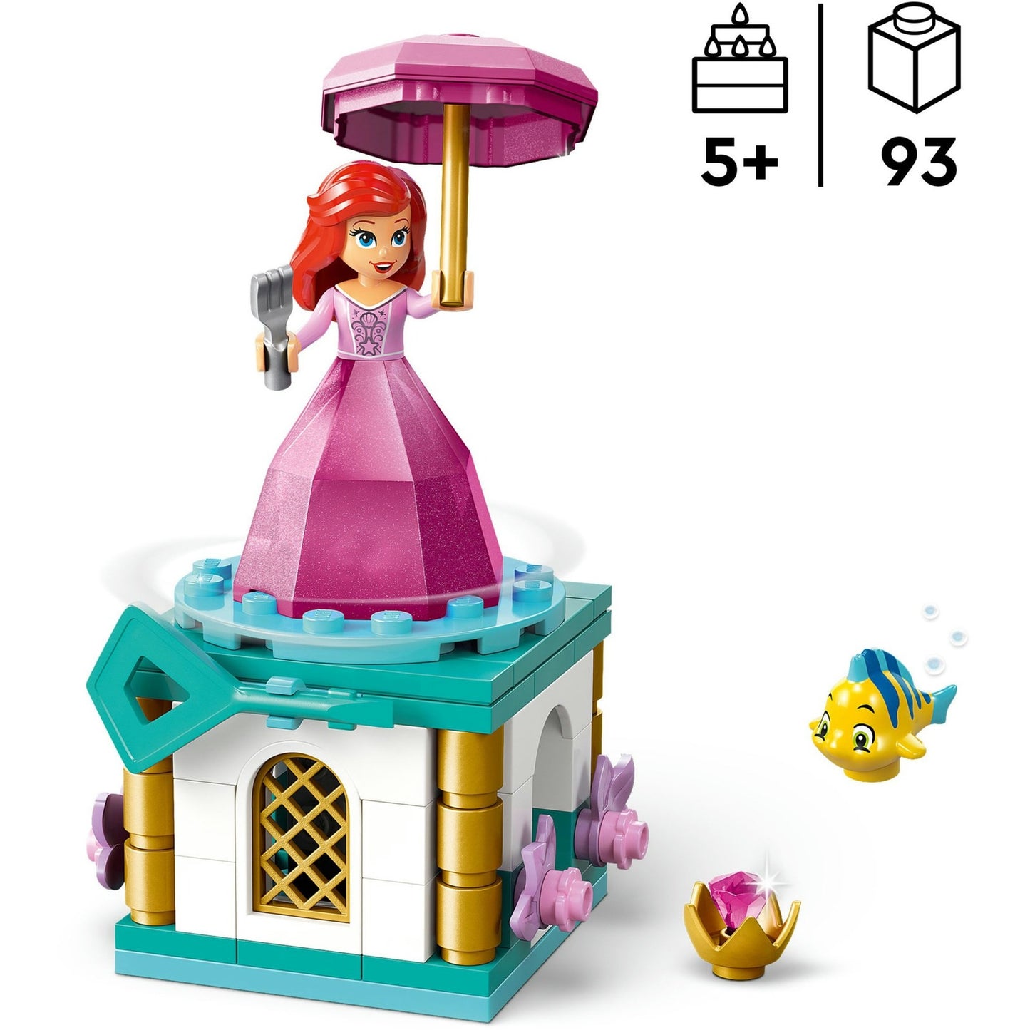 43259 Disney Princess Arielle Spieluhr, Konstruktionsspielzeug