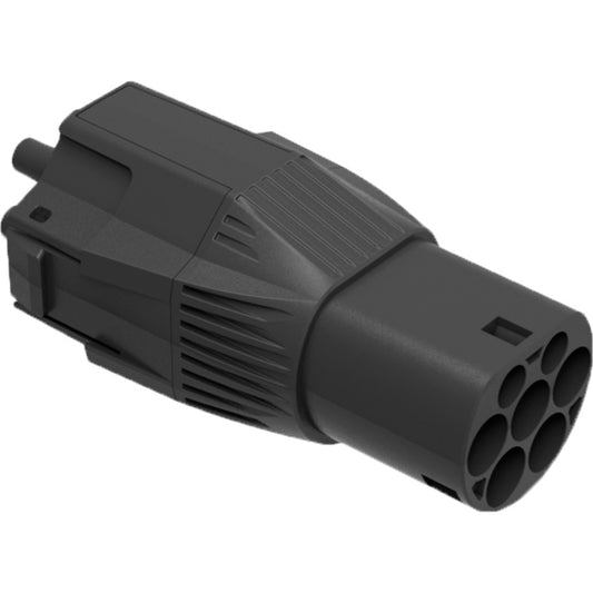 NRJkick Steckeraufsatz für Ladesäulen Typ 2, max. 32A, 22kW (schwarz/rot, für NRGkick Ladeeinheit)