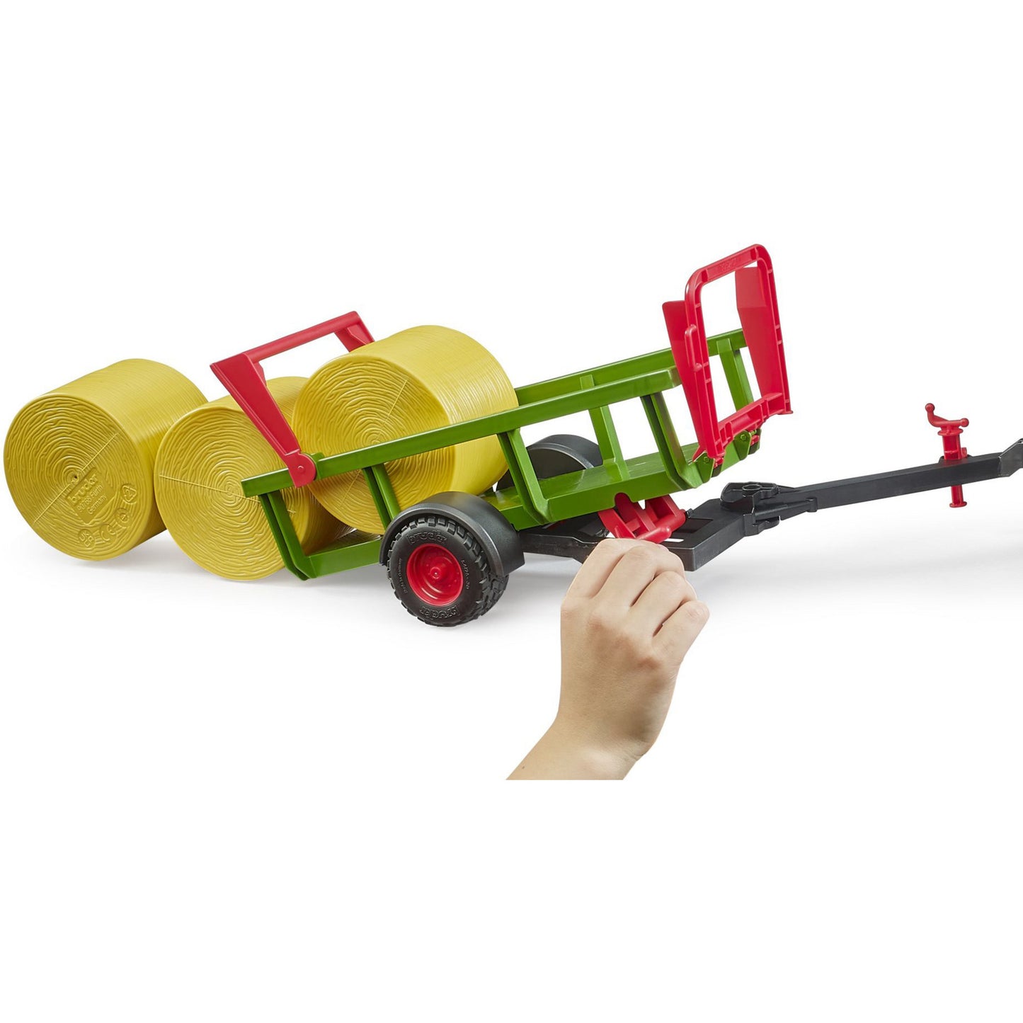 Rundballensammler mit 3 Rundballen, Modellfahrzeug