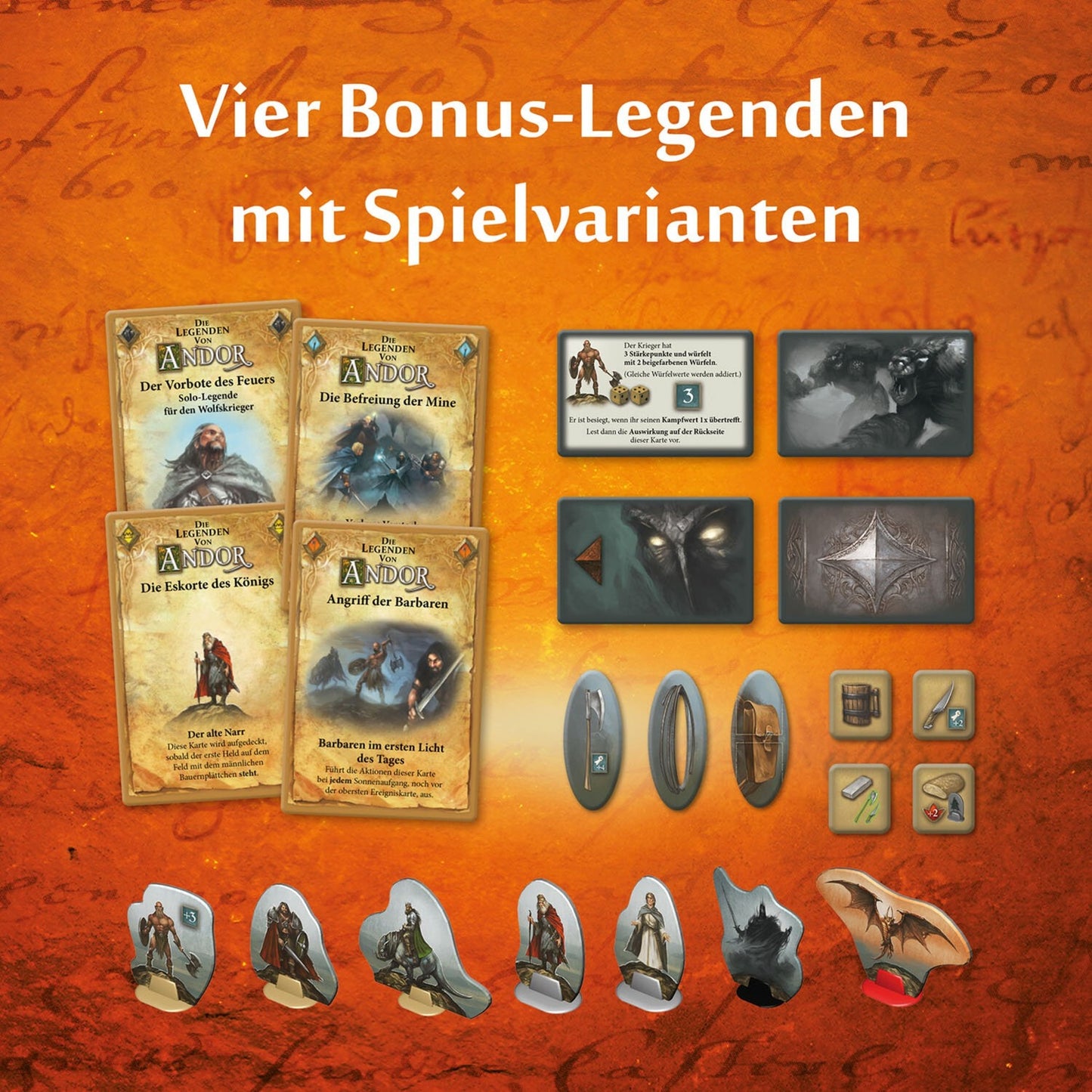 KOSMOS Die Legenden von Andor - Die Bonus-Box, Brettspiel