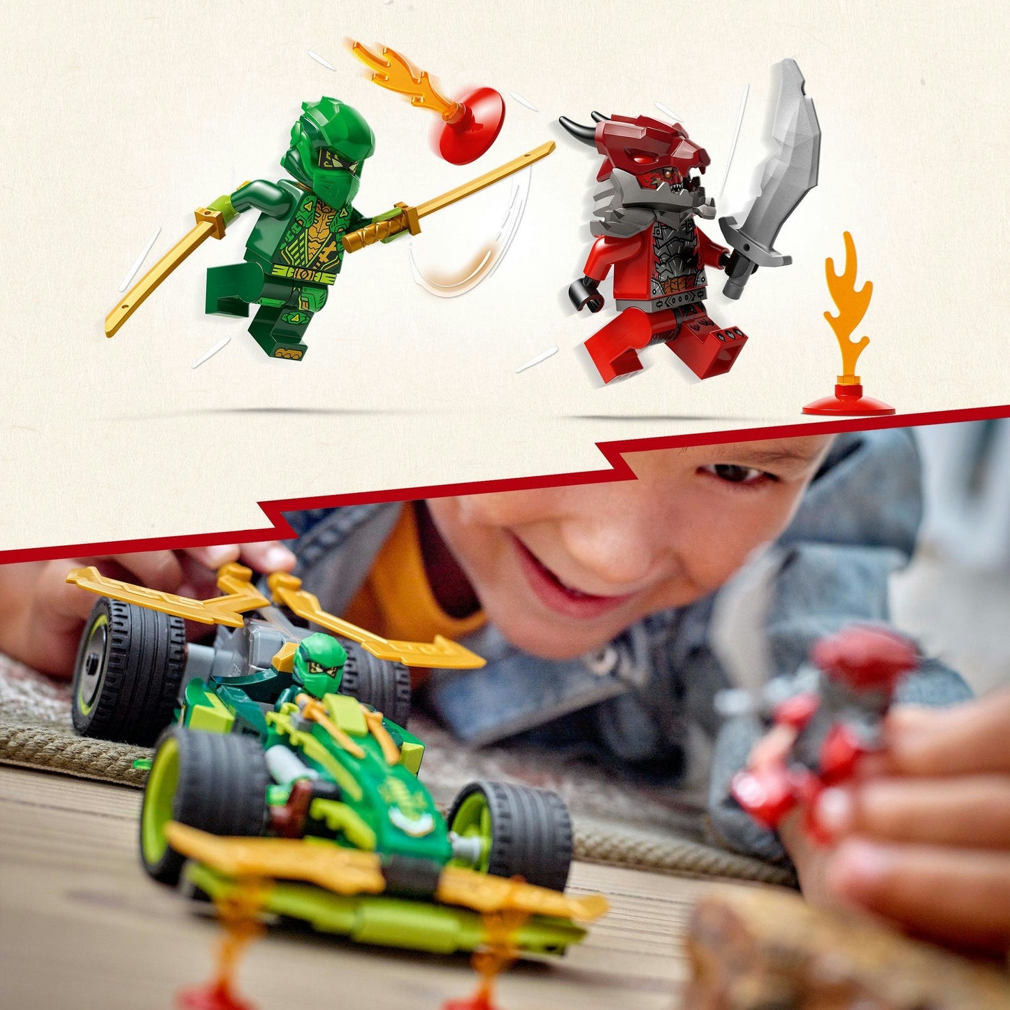 71828 Ninjago Lloyds Actionflitzer, Konstruktionsspielzeug