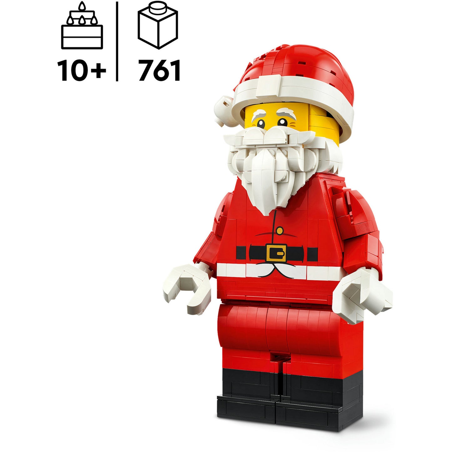 40820 Grosse Weihnachtsmann-Minifigur, Konstruktionsspielzeug