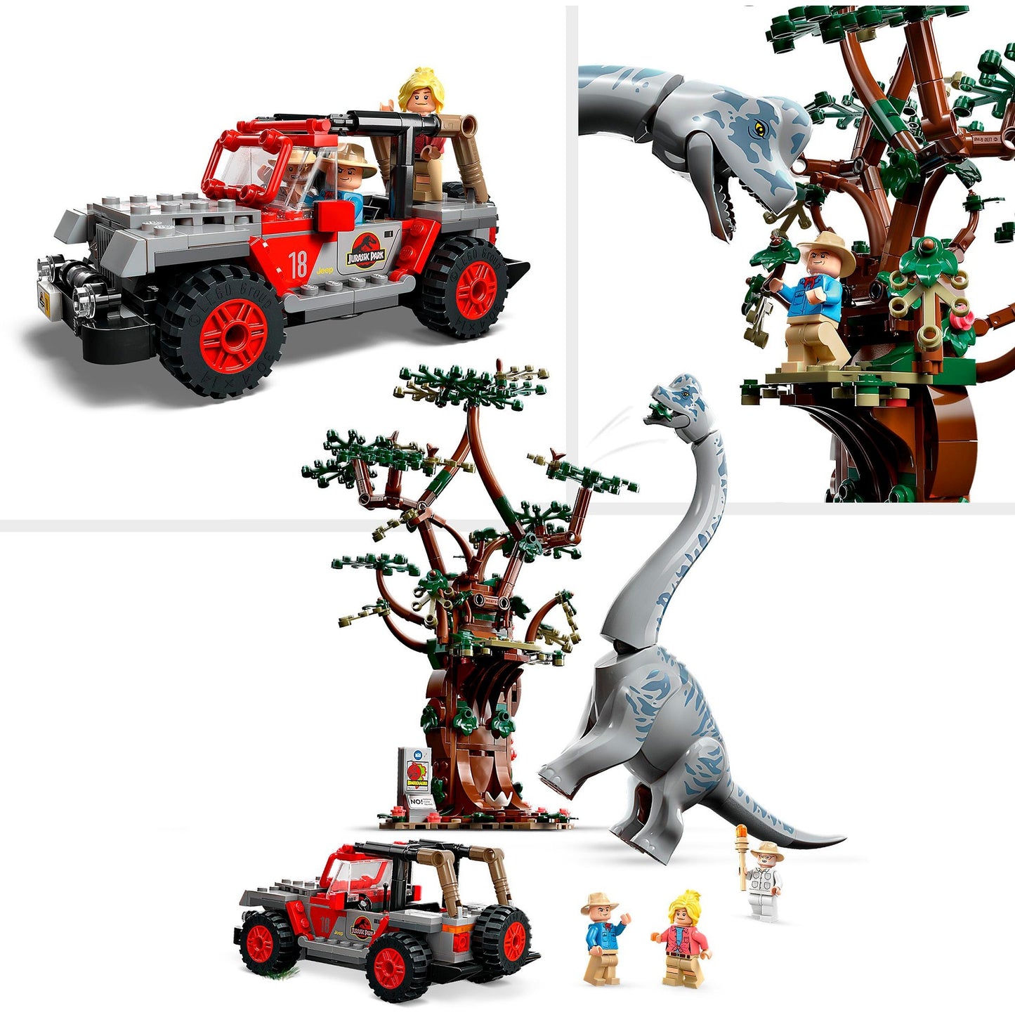 LEGO 76960 Jurassic World Entdeckung des Brachiosaurus, Konstruktionsspielzeug