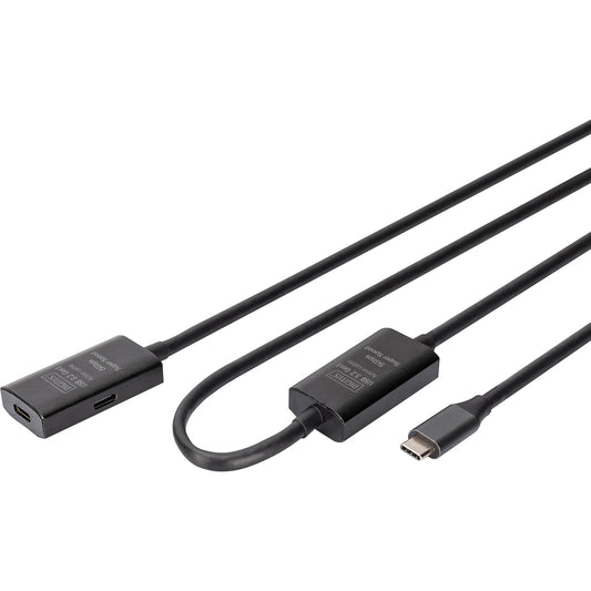 Aktives USB 3.2 Gen 1 Verlängerungskabel, USB-C Stecker > USB-C Buchse