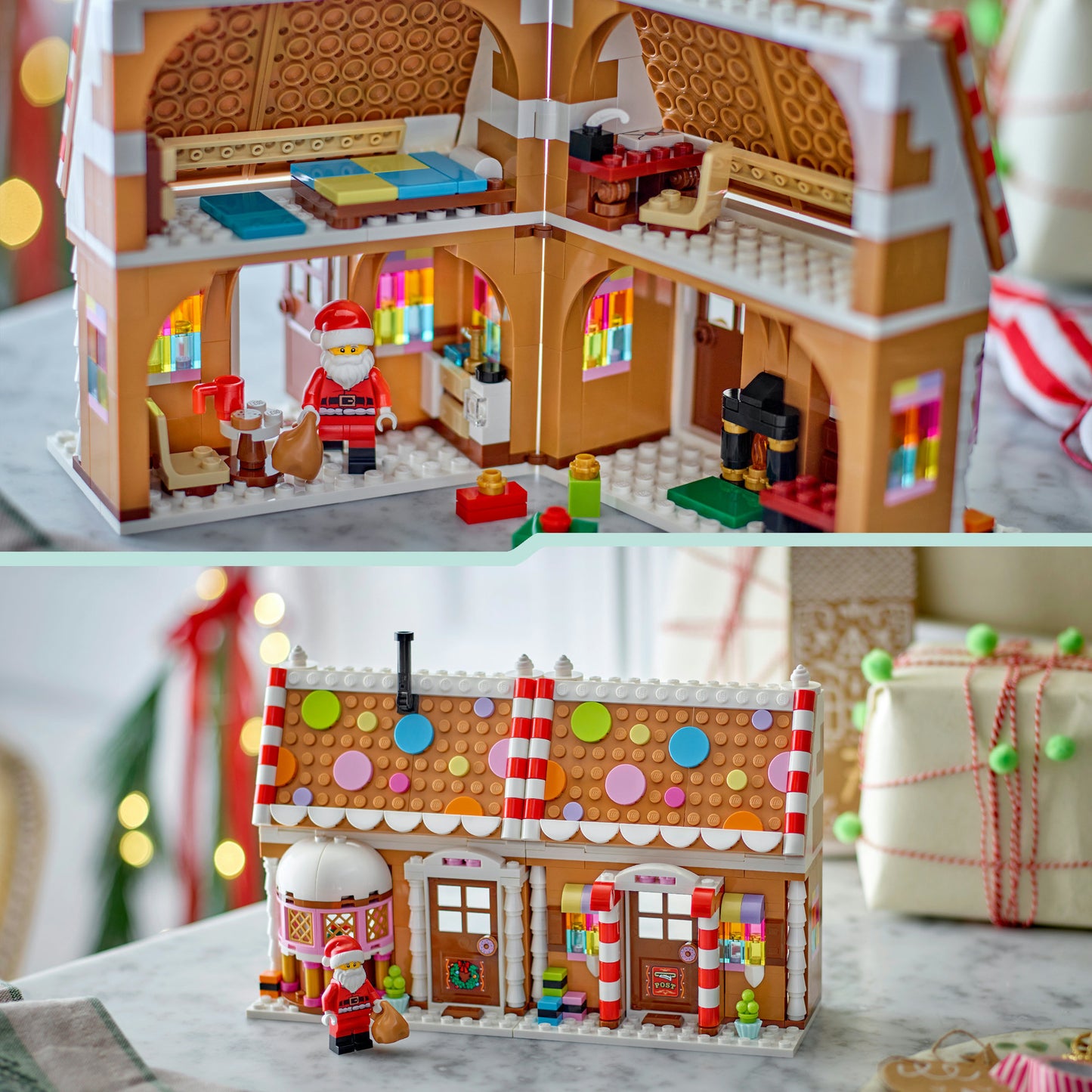 40809 Weihnachtliches Lebkuchenhaus, Konstruktionsspielzeug