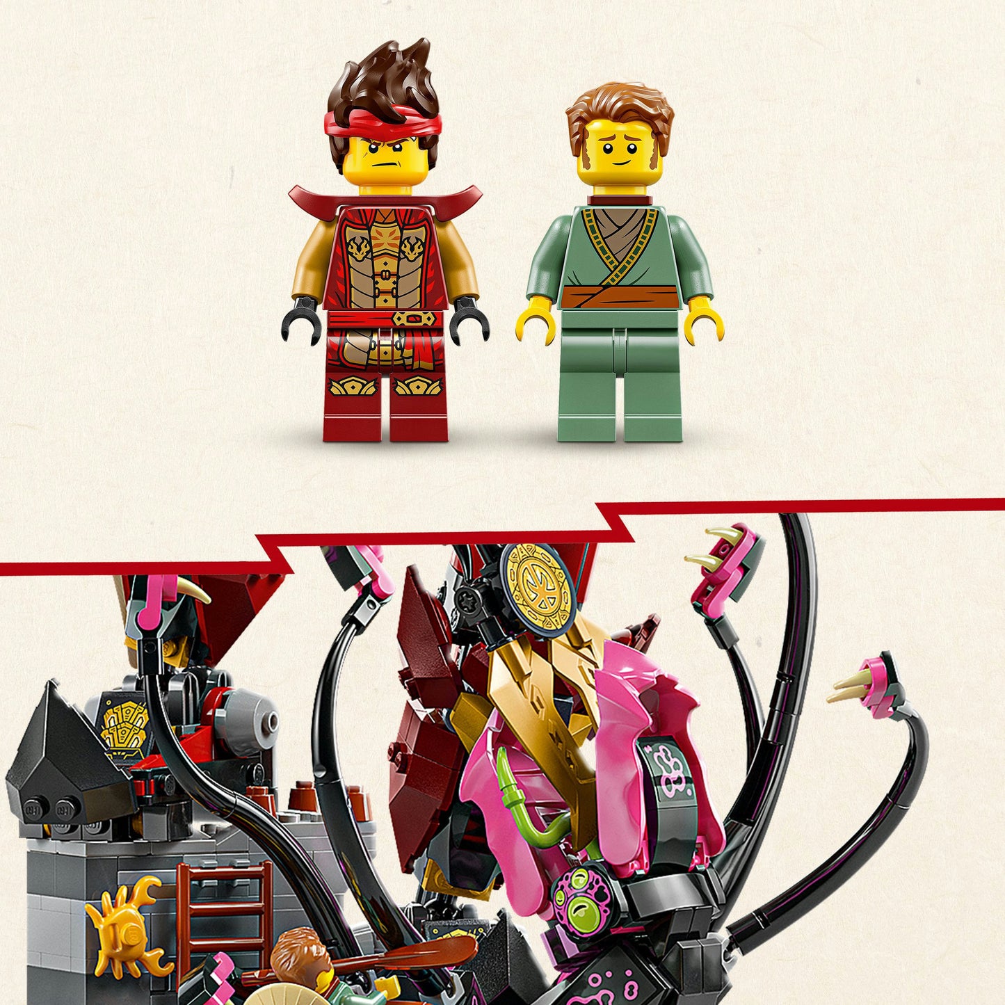 71846 Ninjago Der Feuerritter-Mech, Konstruktionsspielzeug