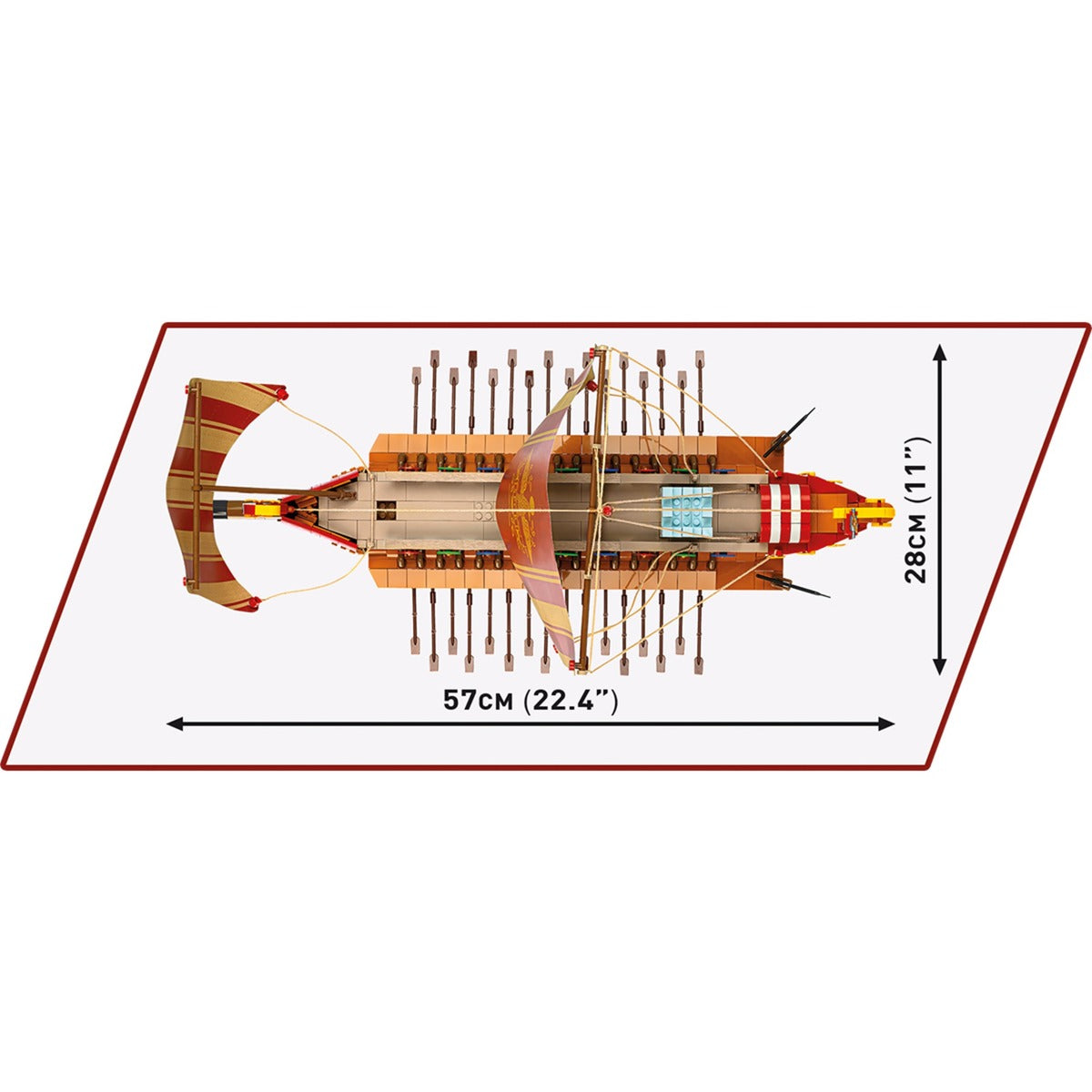 Römisches Kriegsschiff, Konstruktionsspielzeug