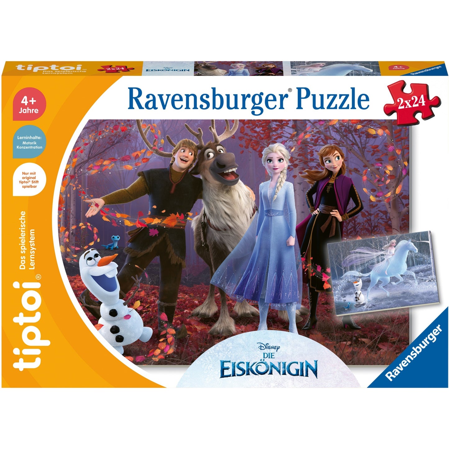 Ravensburger tiptoi Puzzle für kleine Entdecker: Die Eiskönigin