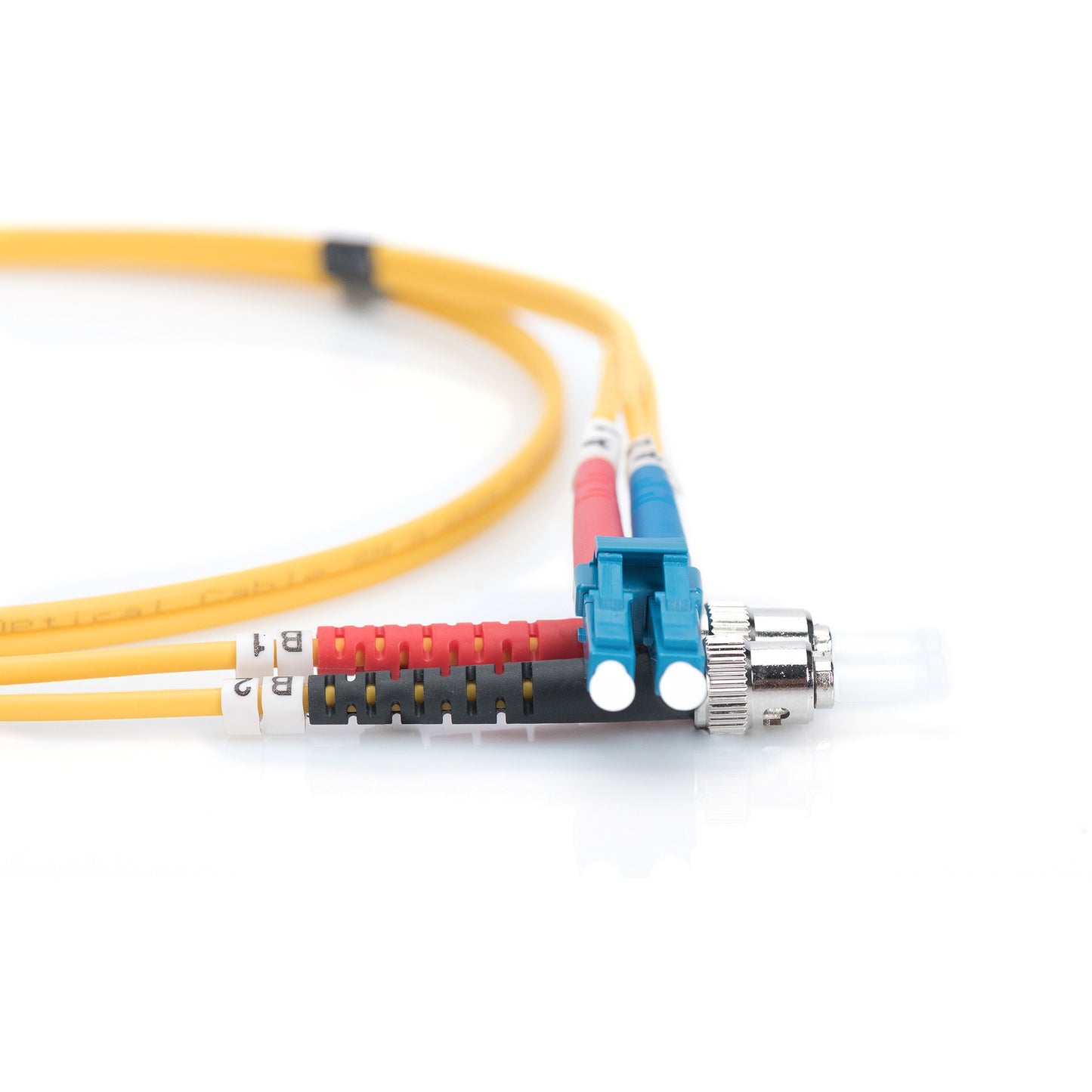 LWL Patchkabel, Duplex, LC > ST Stecker, Singlemode OS2