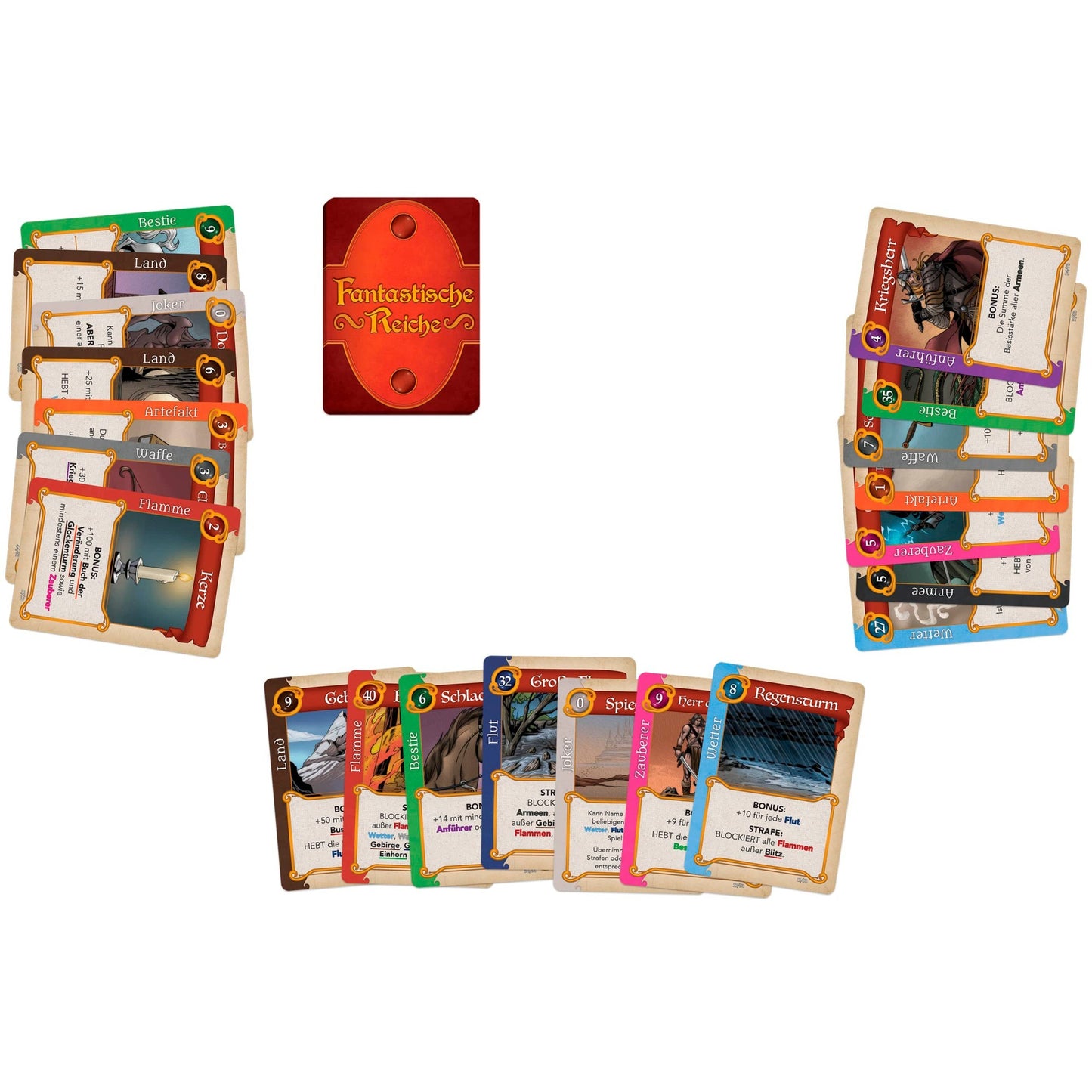 Pegasus Fantastische Reiche, Kartenspiel
