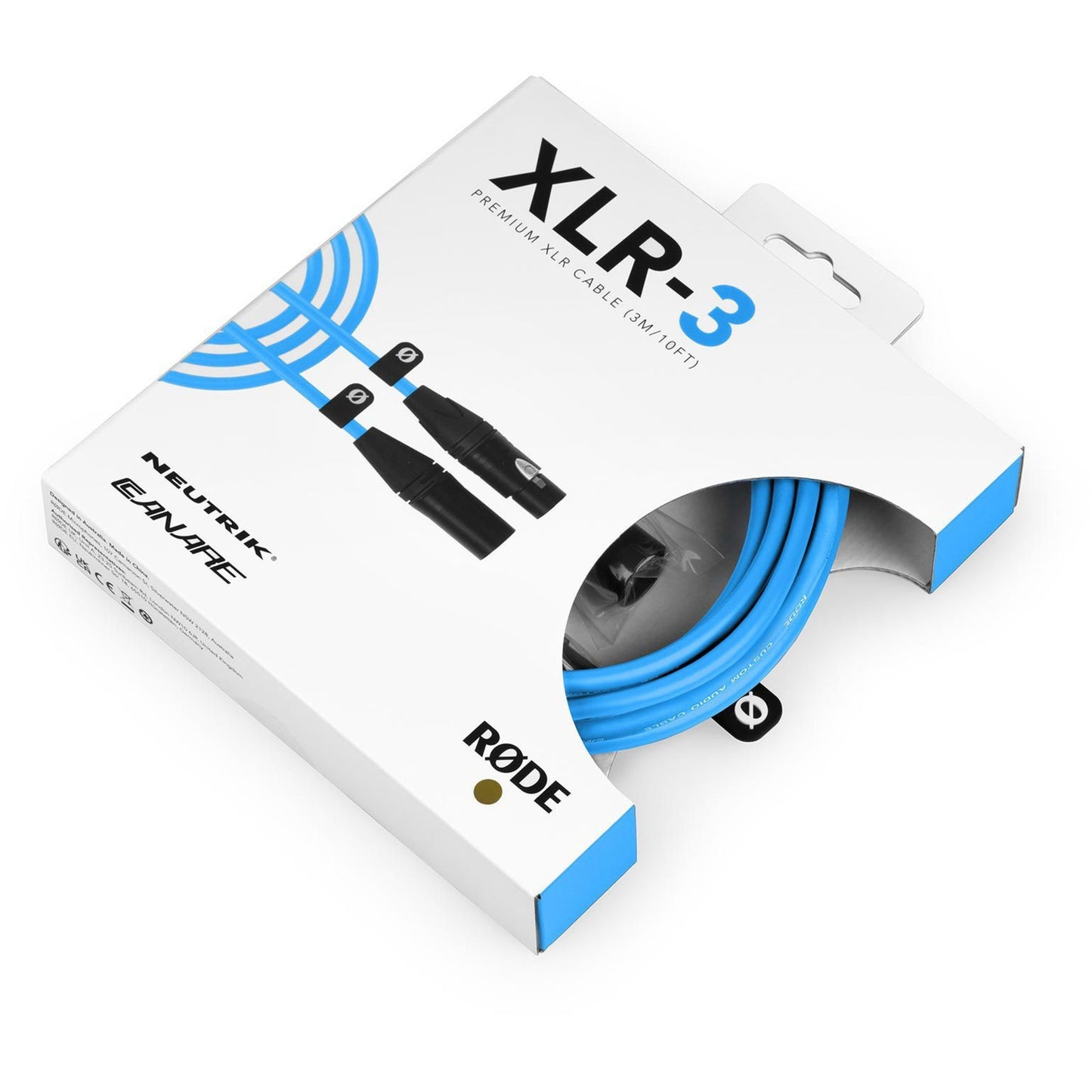 Premium XLR-Kabel XLR3M-B blue