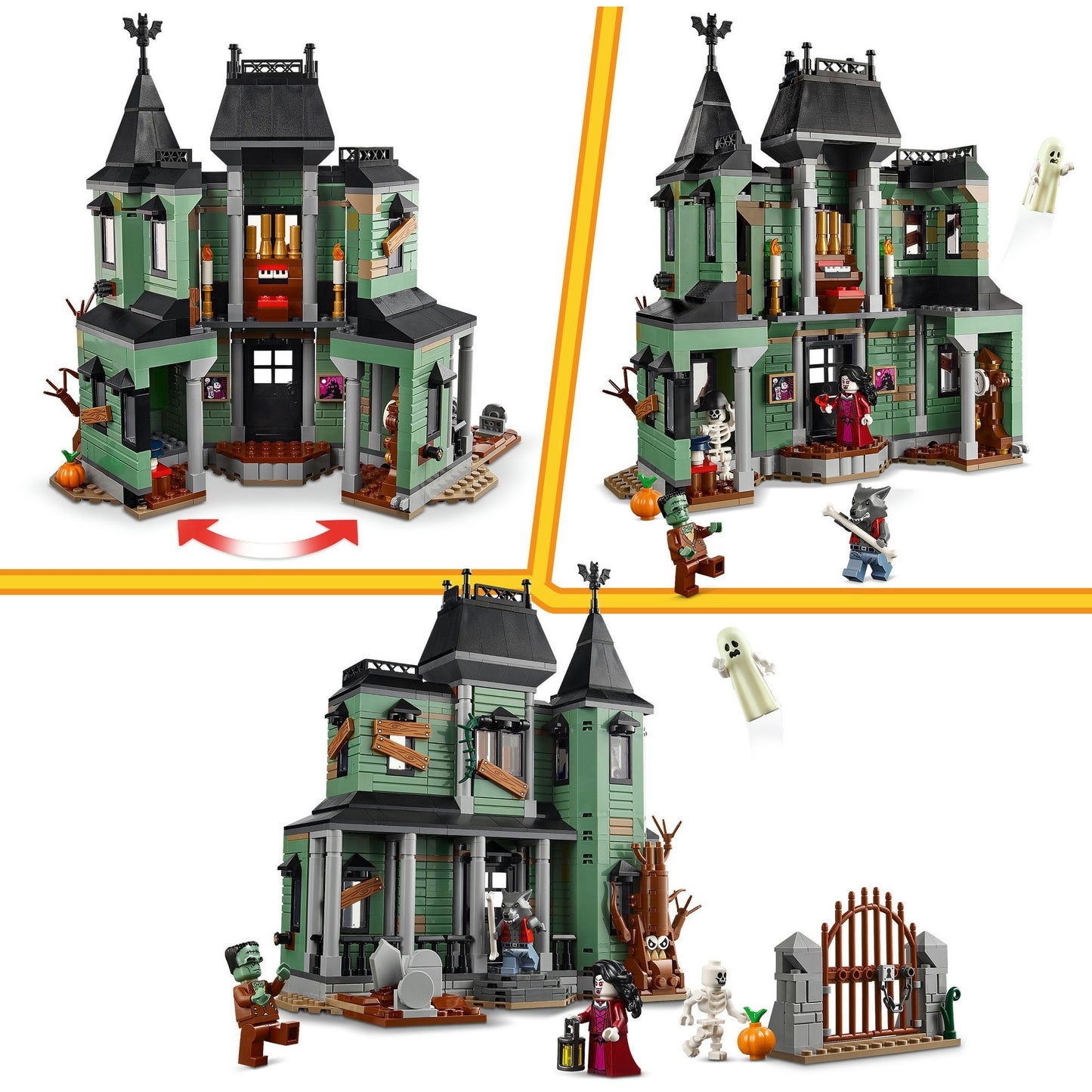 31167 Creator 3-in-1 Geisterhaus, Konstruktionsspielzeug