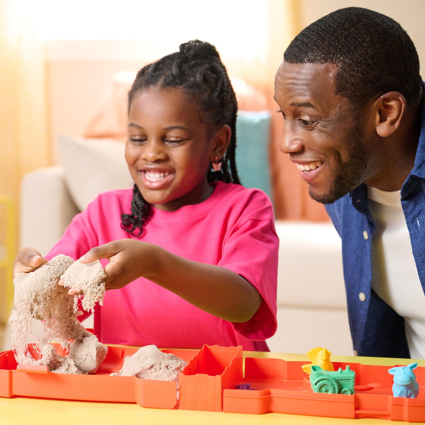 Kinetic Sand - Sandy Farm Set, Spielsand