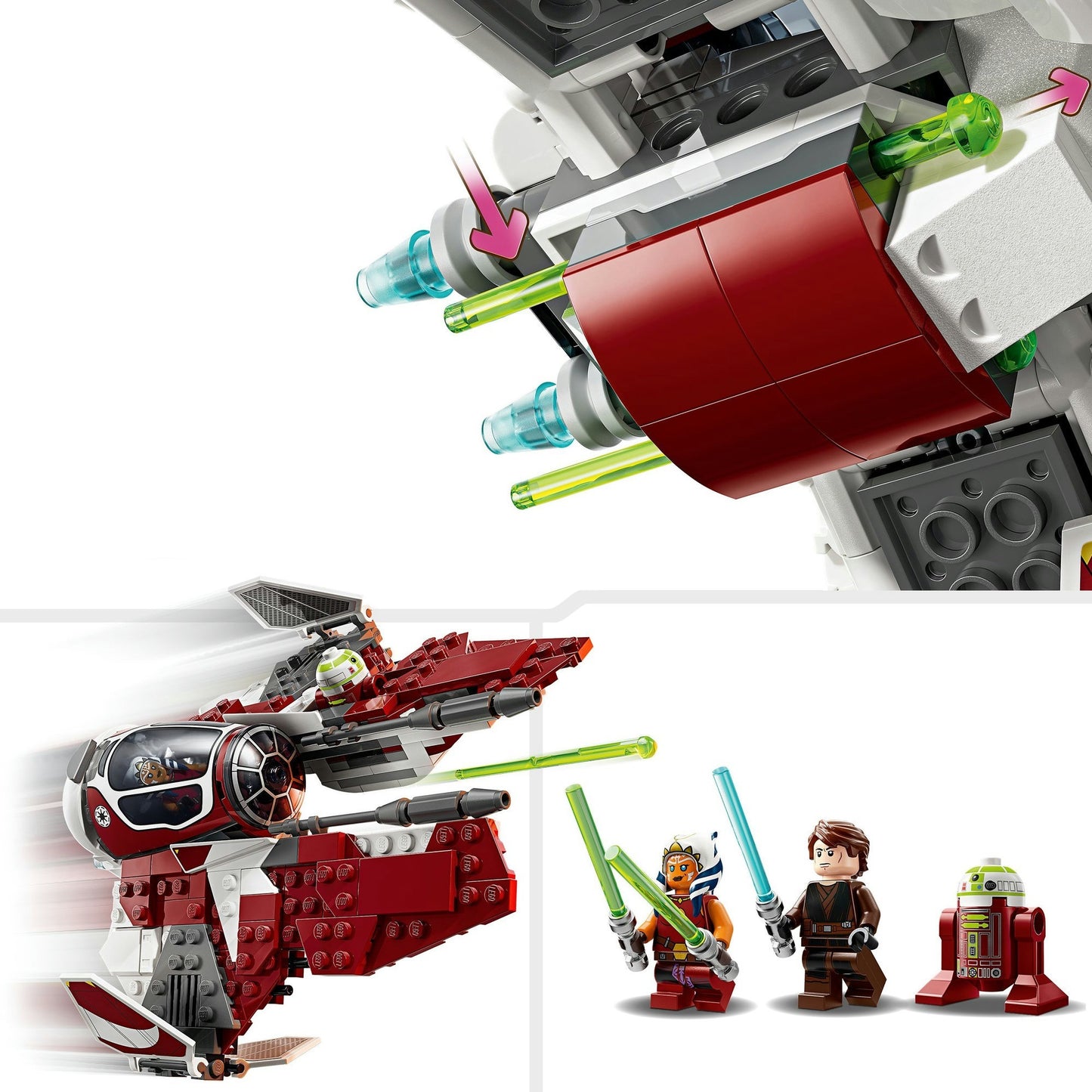 75401 Star Wars Ahsokas Jedi Interceptor, Konstruktionsspielzeug