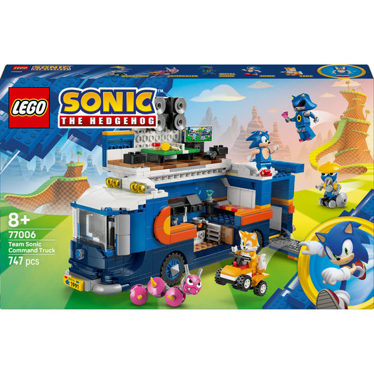 77006 Sonic the Hedgehog Team Sonics Kommando-Truck, Konstruktionsspielzeug