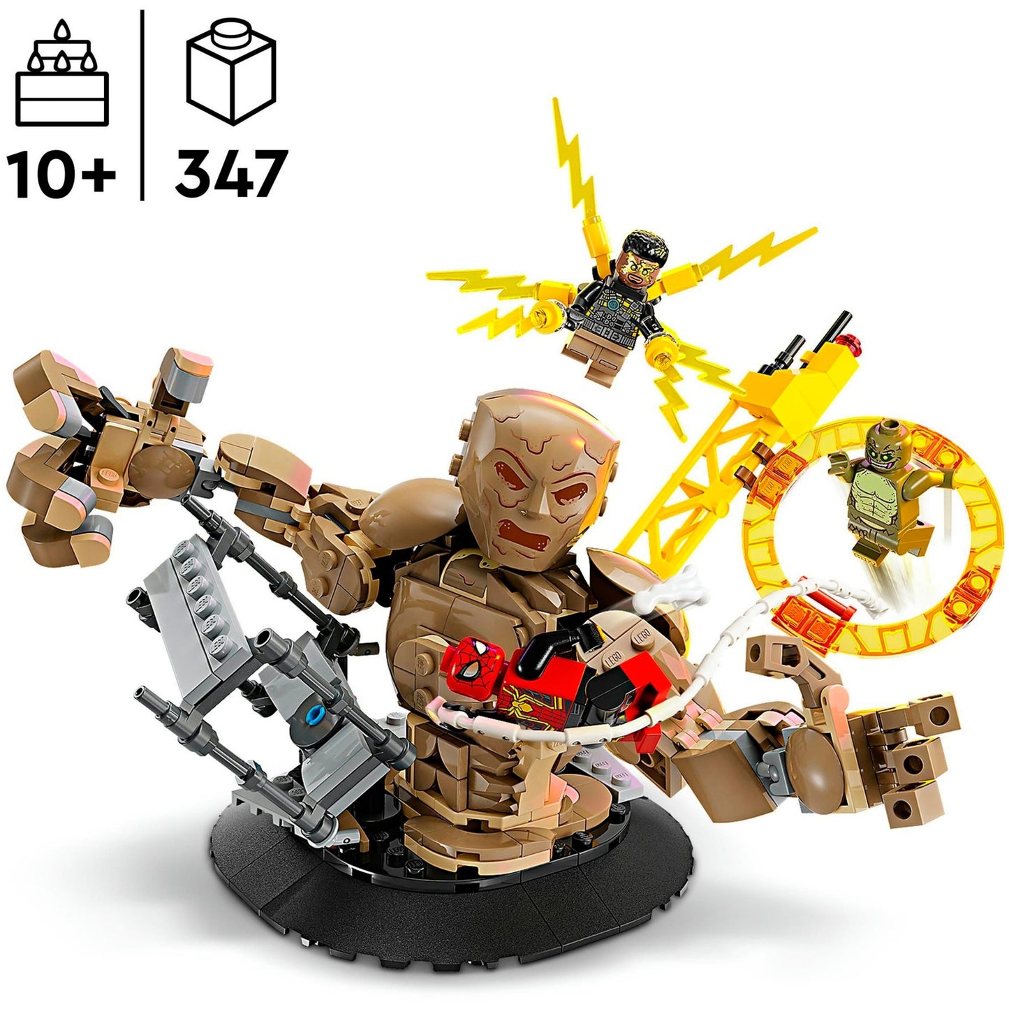 LEGO 76280 Marvel Super Heroes Spider-Man vs. Sandman: Showdown, Konstruktionsspielzeug