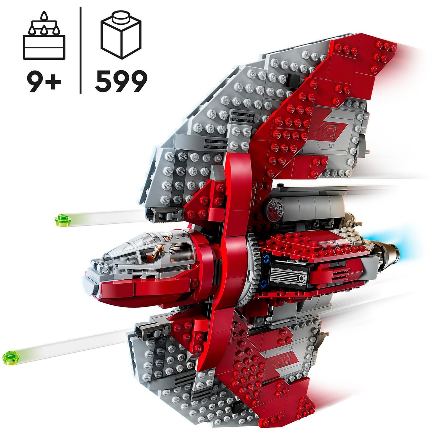 LEGO 75362 Star Wars Ahsoka Tanos T-6 Jedi Shuttle, Konstruktionsspielzeug