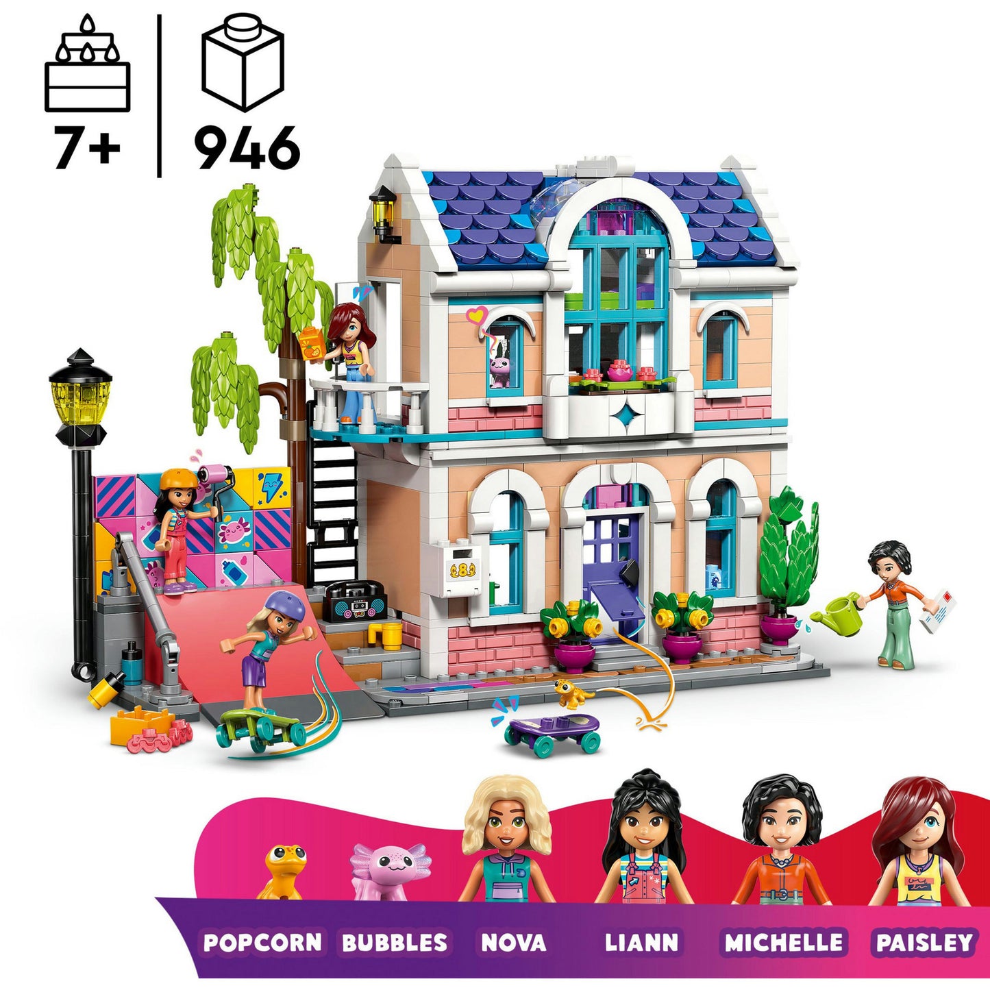 42687 Friends Lianns Familienhaus, Konstruktionsspielzeug