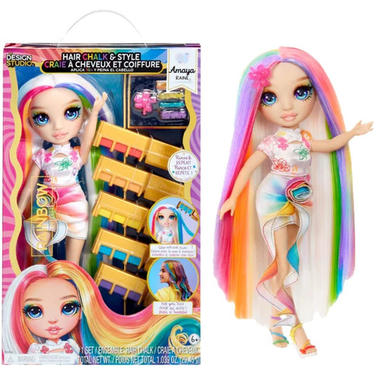 Rainbow High Hair Chalk & Style - Amaya, Puppe