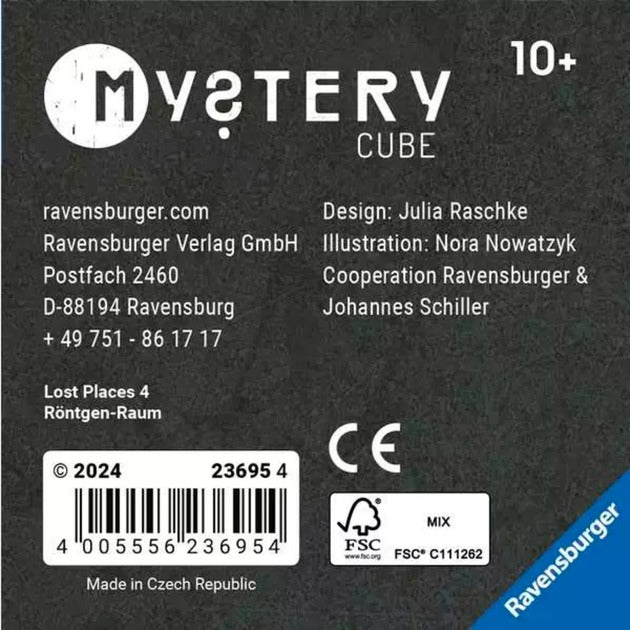 Ravensburger Mystery Cube "Lost places": Der Röntgenraum, Rätselspiel