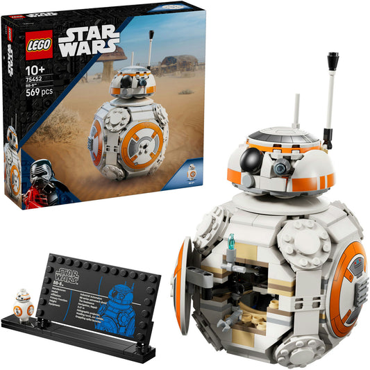 75452 Star Wars Der Astromech-Droide BB-8, Konstruktionsspielzeug