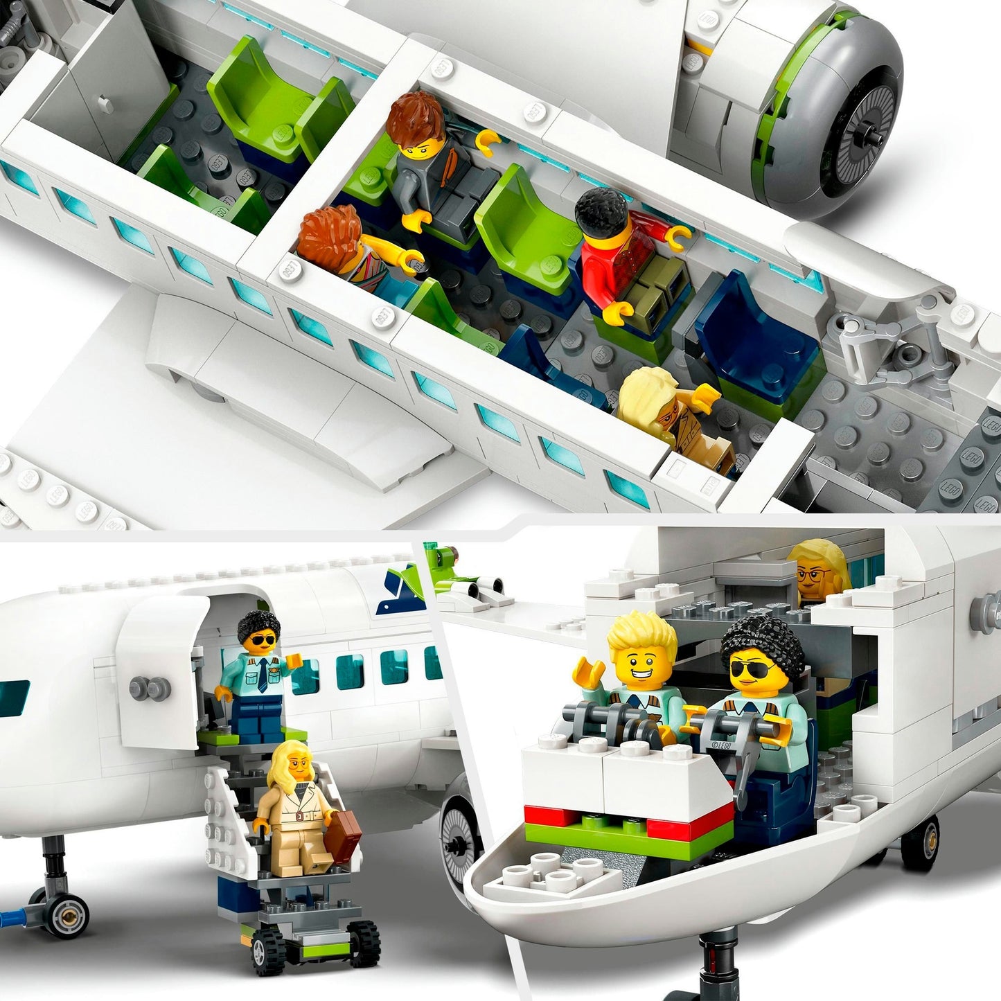 LEGO 60367 City Passagierflugzeug, Konstruktionsspielzeug