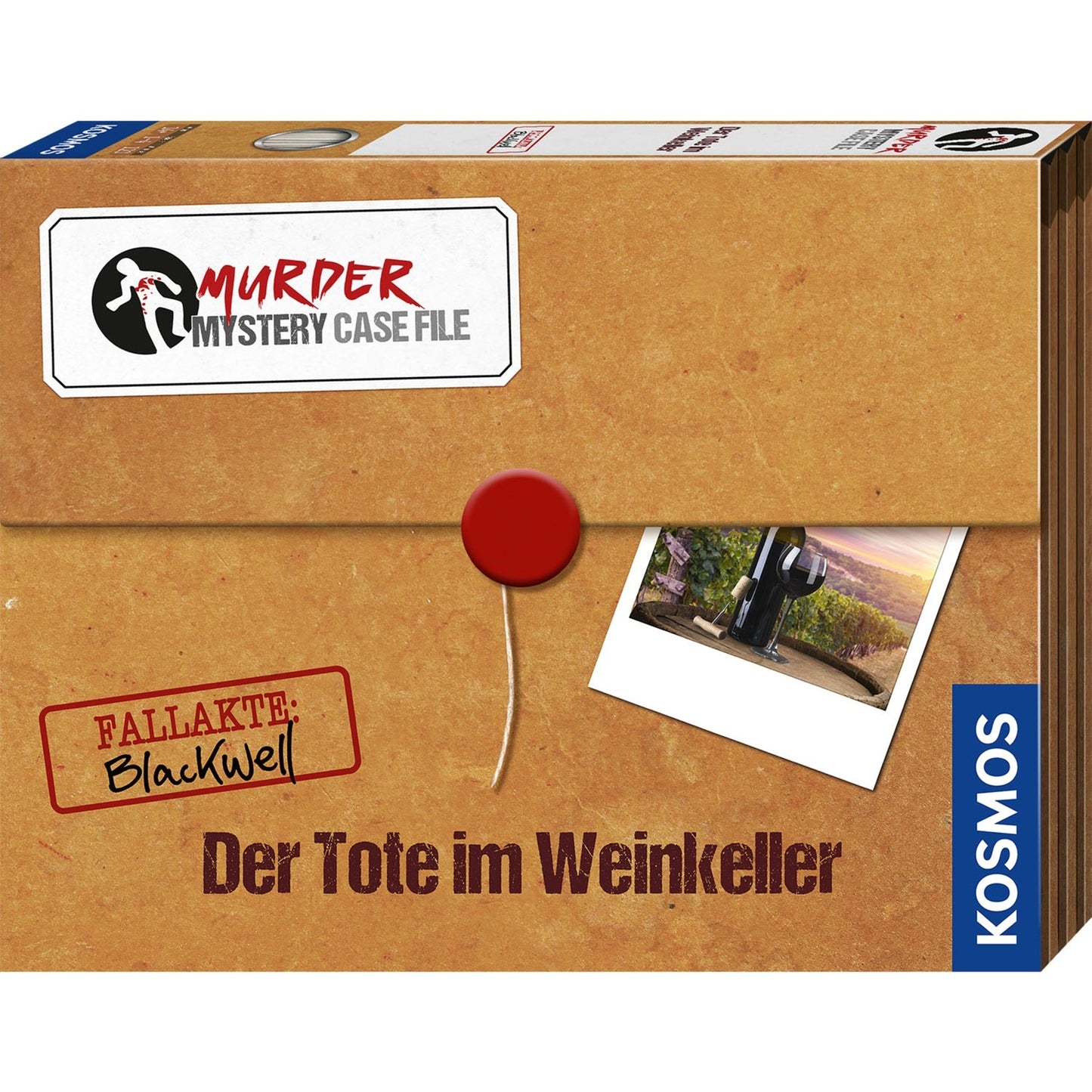 KOSMOS Murder Mystery Case File - Der Tote im Weinkeller, Partyspiel