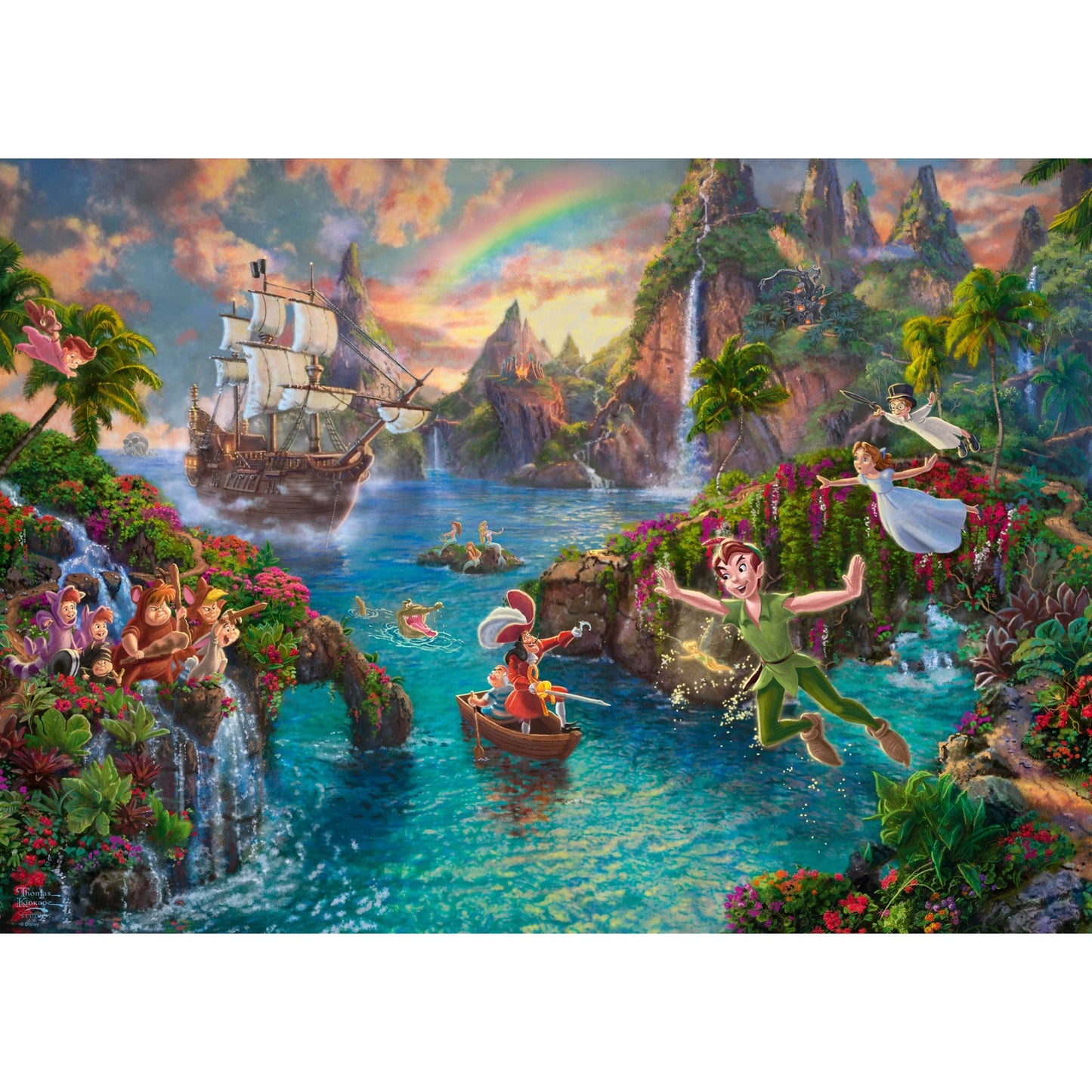 Schmidt Spiele Thomas Kinkade: Painter of Light - Disney, Peter Pan (1000 Teile)