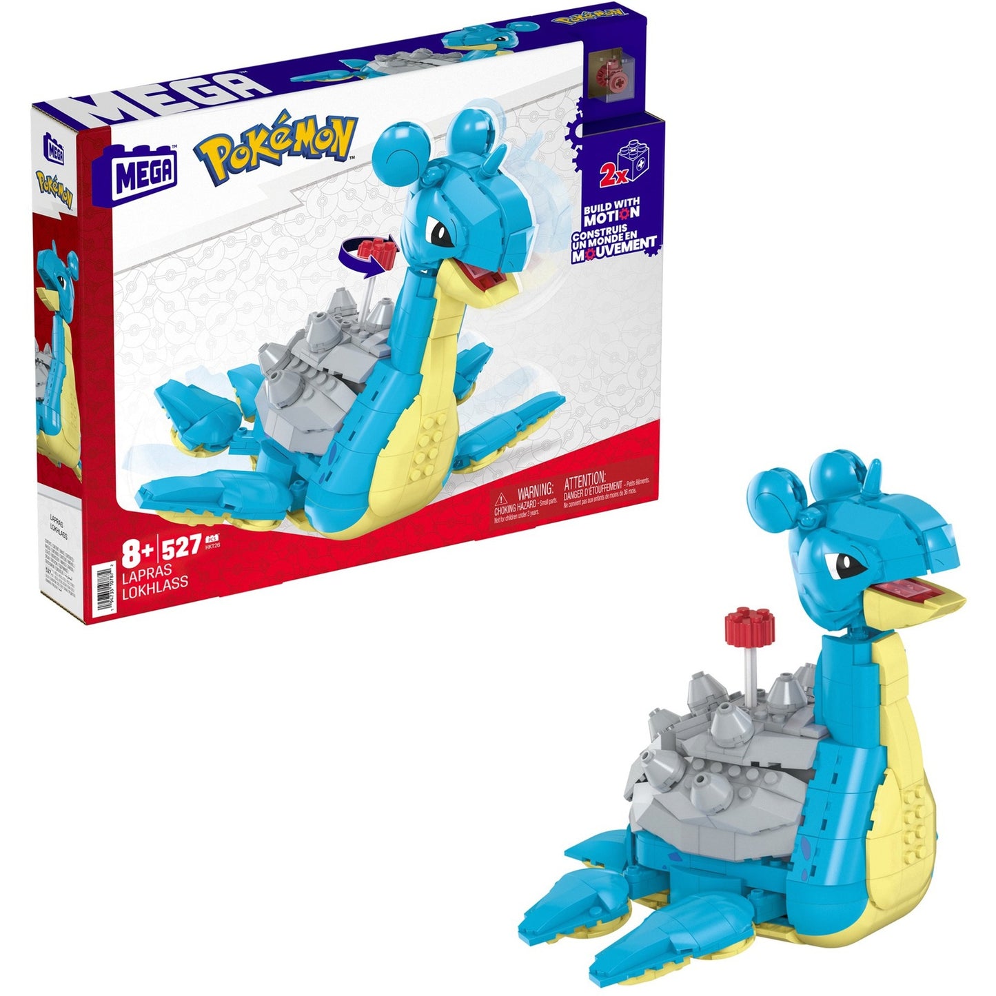 Mattel MEGA Pokémon Lapras, Konstruktionsspielzeug