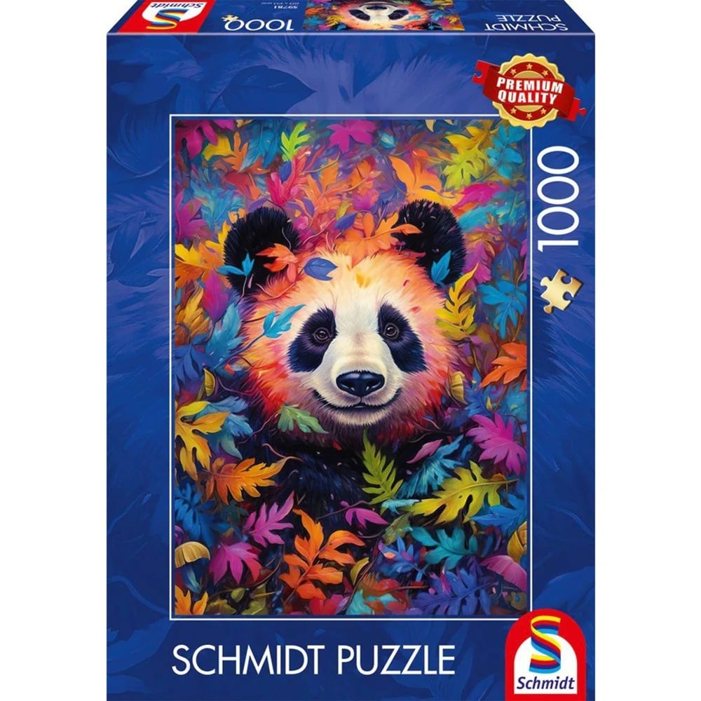 Schmidt Spiele Pandabär im Regenbogenwald (1000 Teile)