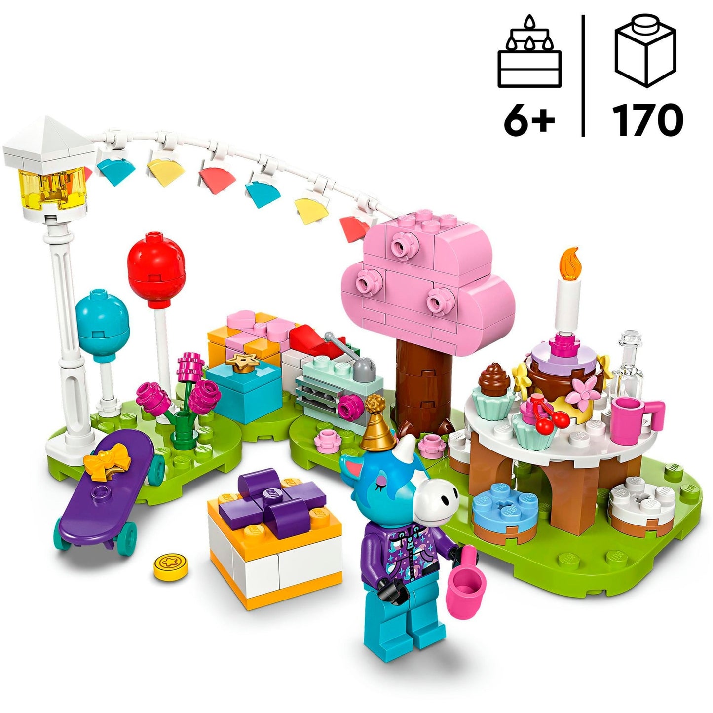 LEGO 77046 Animal Crossing Jimmys Geburtstagsparty, Konstruktionsspielzeug