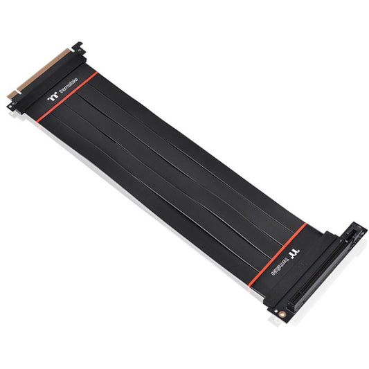 Thermaltake PCIe 90° Extender Kabel 4.0 16x 30cm (schwarz, abgewinkelt)