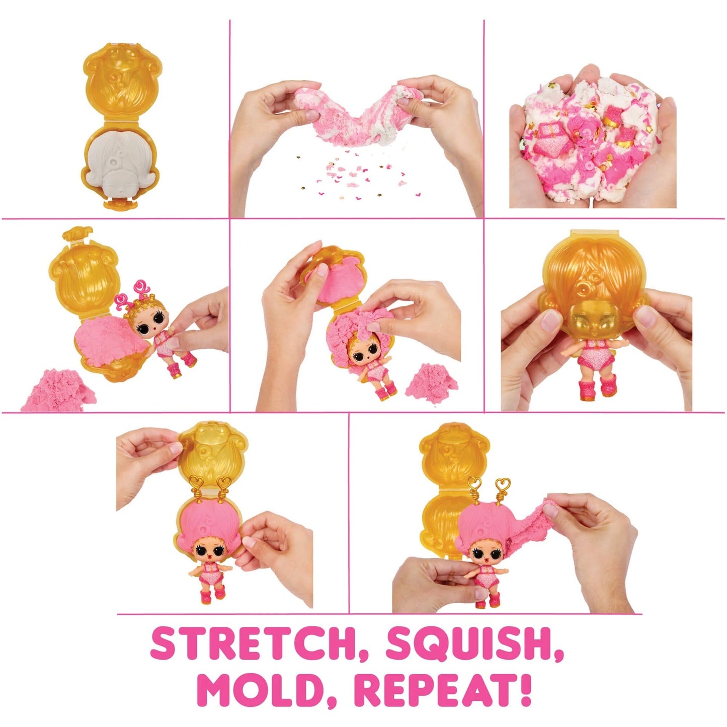 MGA Entertainment L.O.L. Surprise Squish Sand Magic Hair Tots (sortierter Artikel)