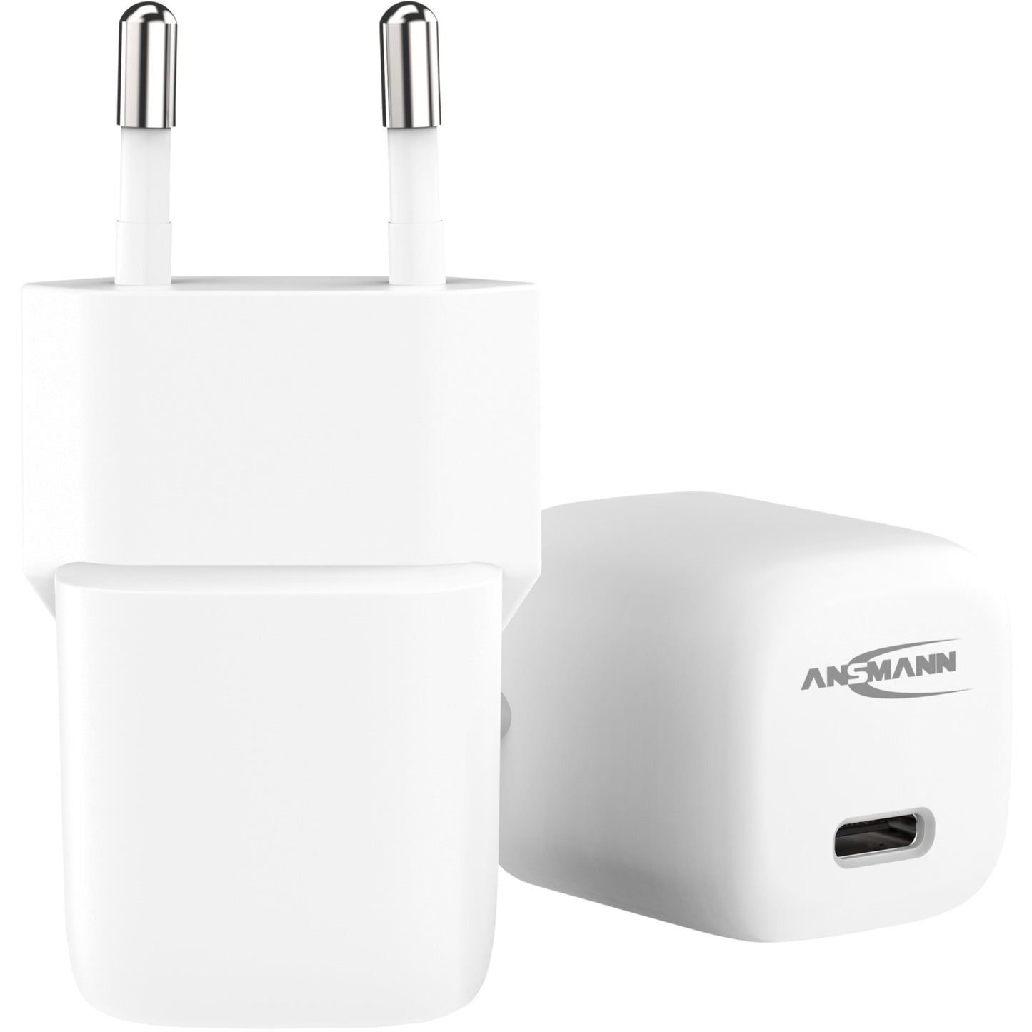 Ansmann Home Charger HC120PD-mini, 20 Watt (weiss, 1x USB-C, GaN, PowerDelivery, Multisafe-Technologie)