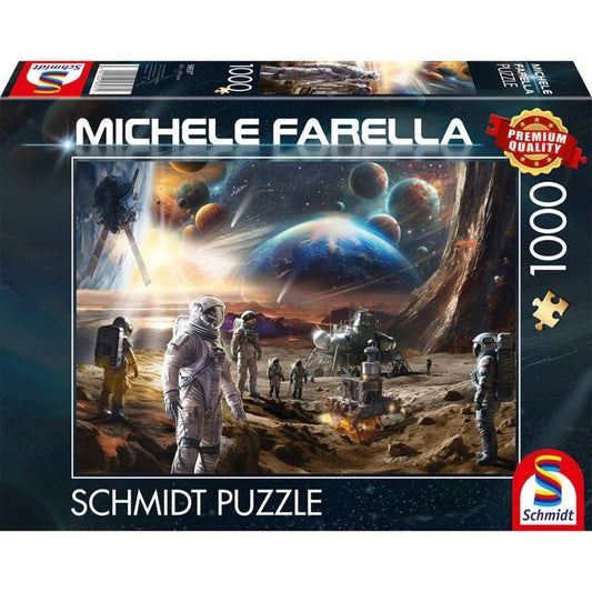 Schmidt Spiele Michele Farella: Unendliche Welten - Raumfahrtmissionen (1000 Teile)