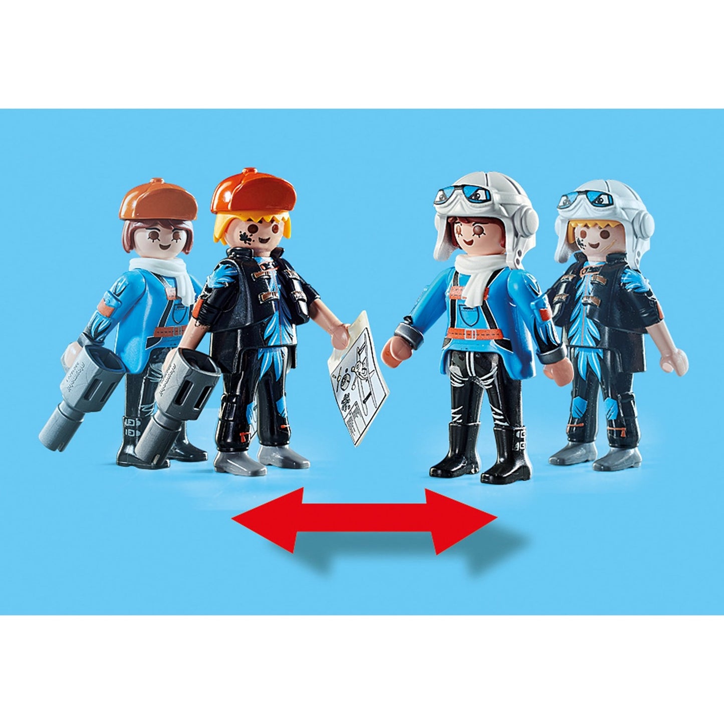 PLAYMOBIL 70831 Air Stuntshow Doppeldecker "Phönix", Konstruktionsspielzeug