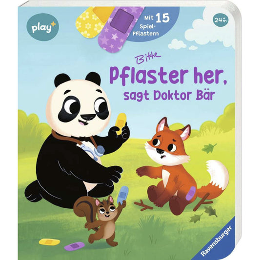 play+ Pflaster her, sagt Doktor Bär, Lernbuch