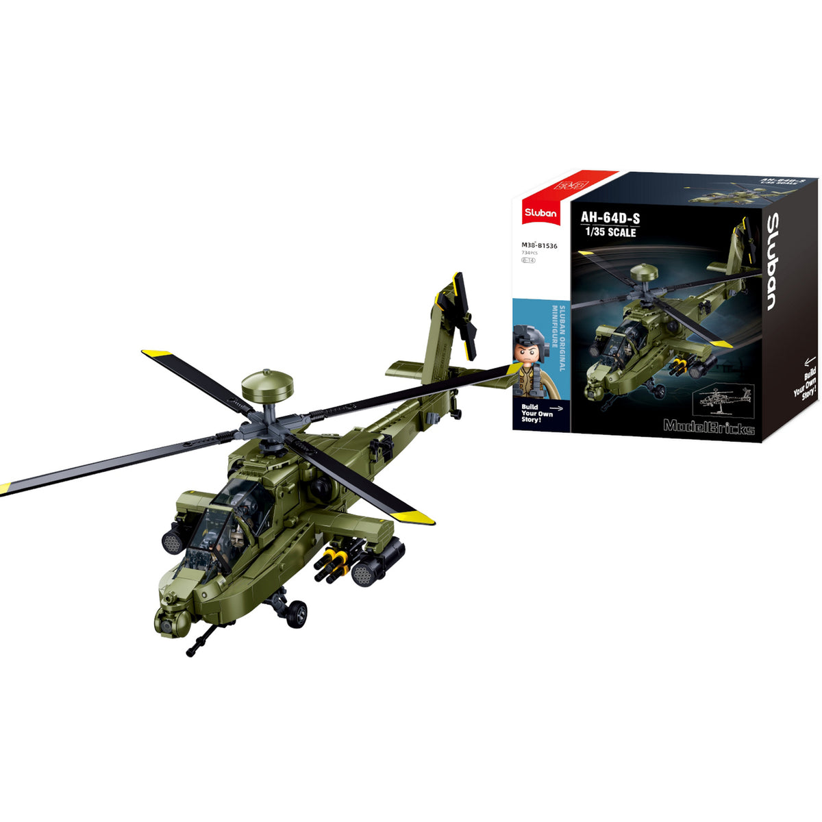 ModelBricks AH-64D Apache Longbow, Konstruktionsspielzeug