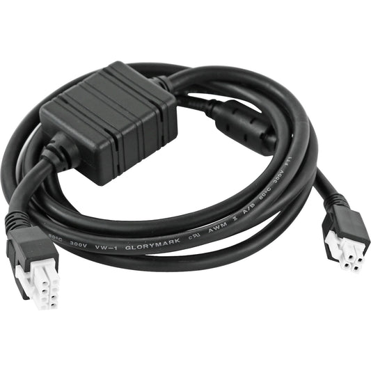 Zebra DC-Kabel für Mehrfachladegeräte, passend für Zebra Netzteile (schwarz)