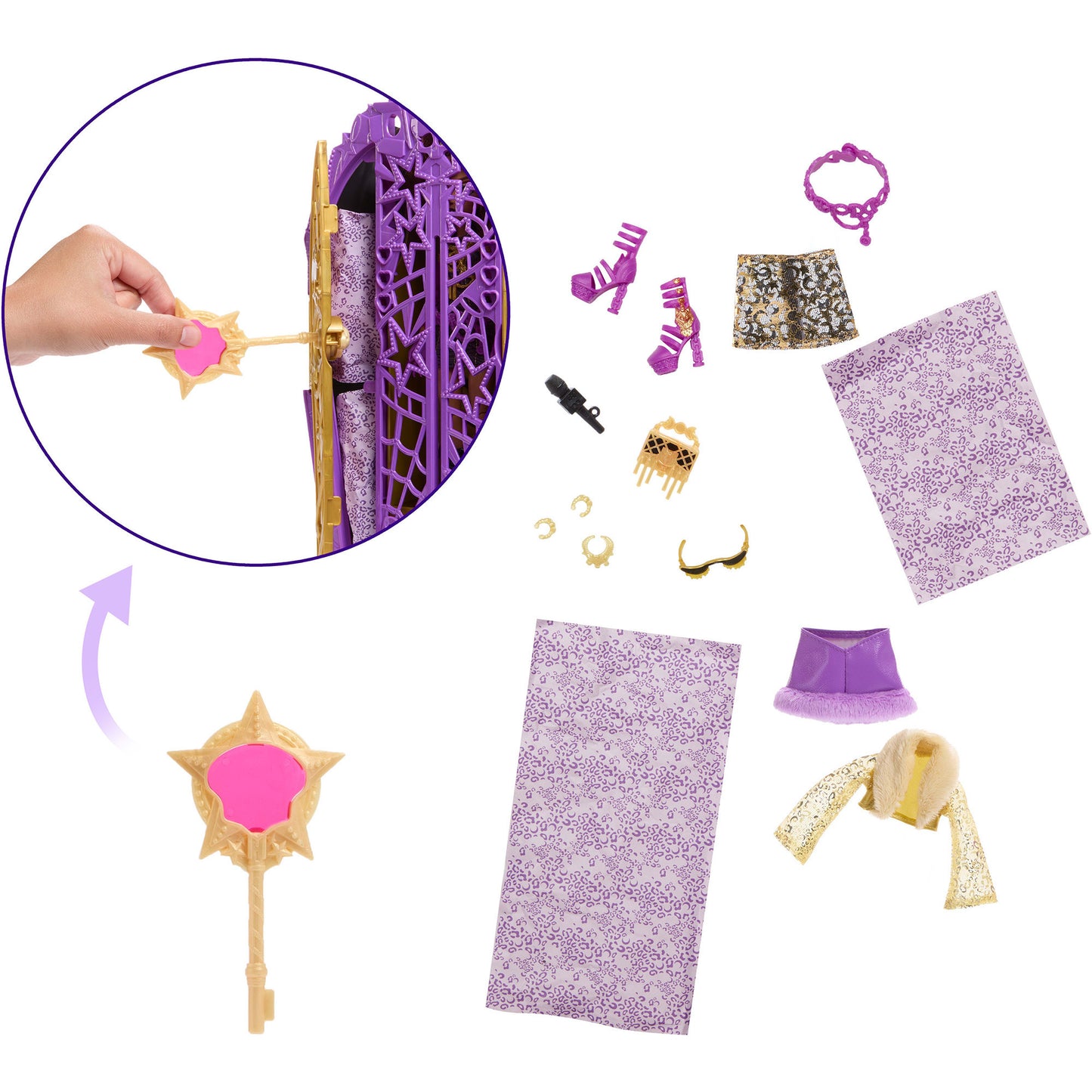 Monster High Verborgene Schätze Clawdeen, Puppe