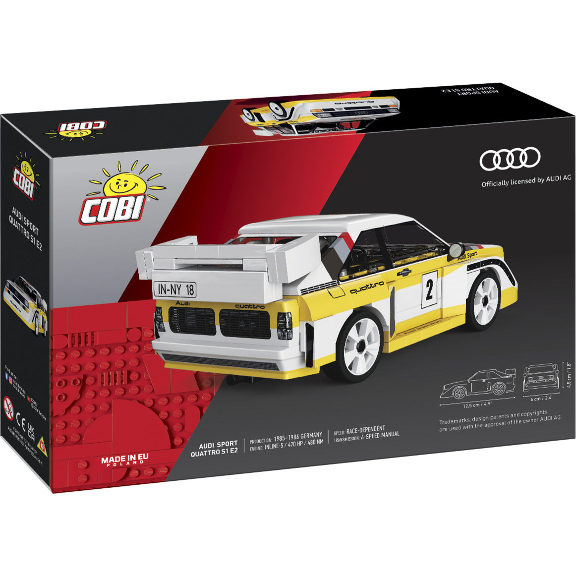 Audi quattro S1 E2, Konstruktionsspielzeug